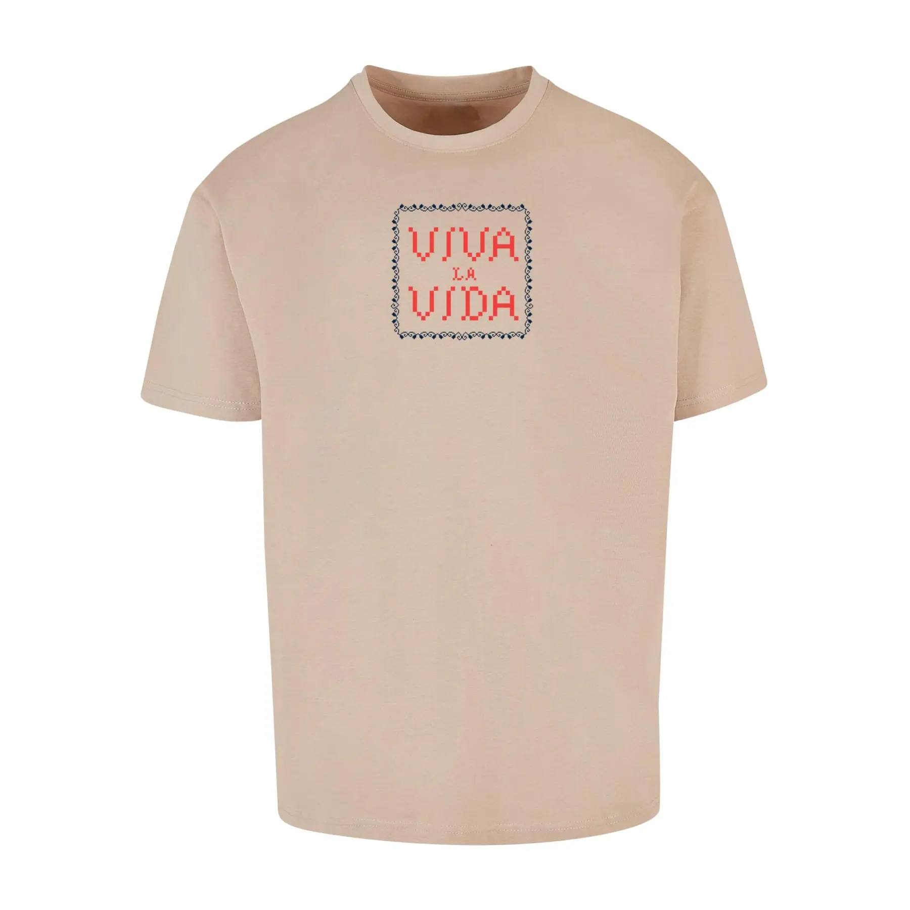 Oversized T-Shirt Merchcode Frida Kahlo - Pixels viva la vida Heavy