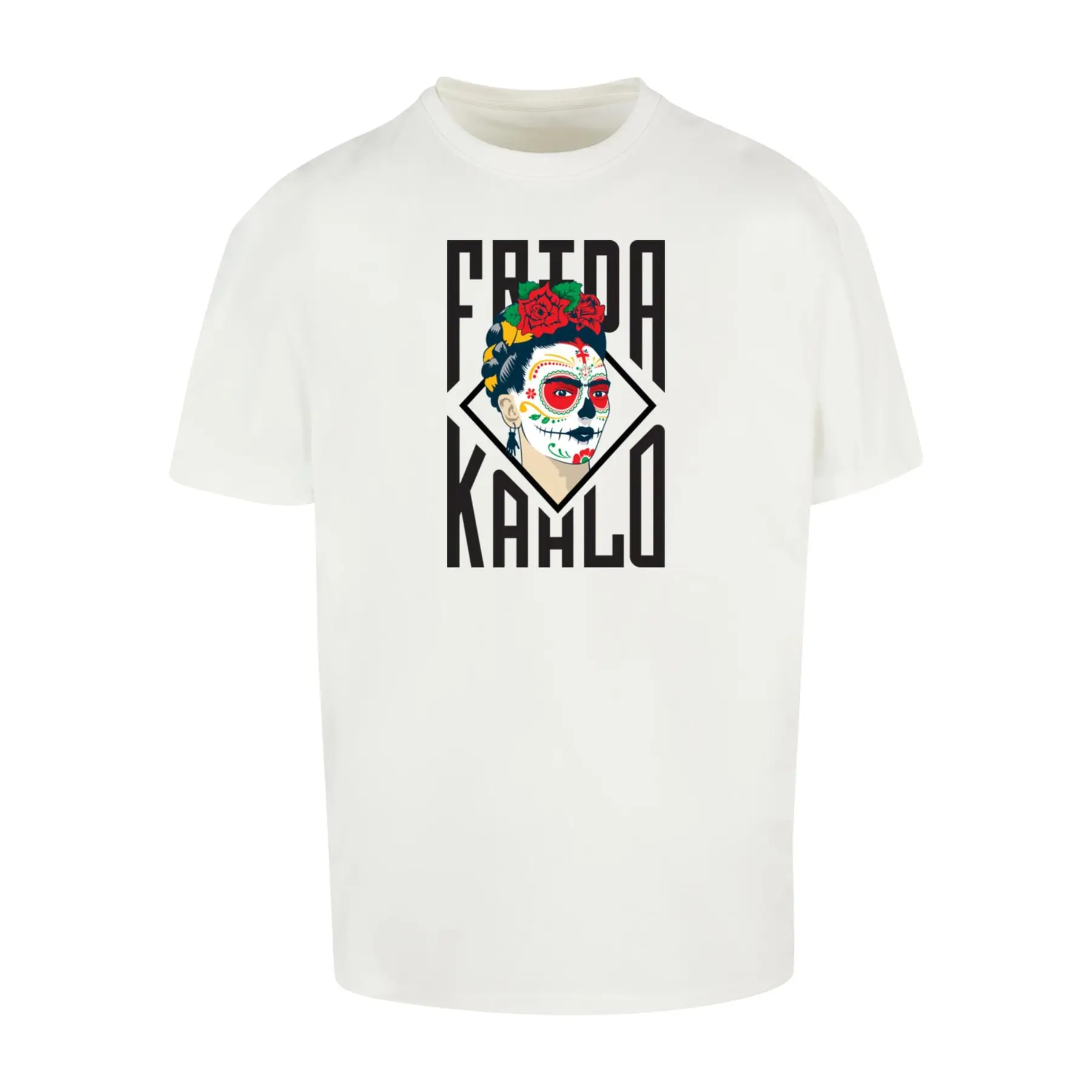 Oversized T-Shirt Merchcode Frida Kahlo - Lettering Heavy