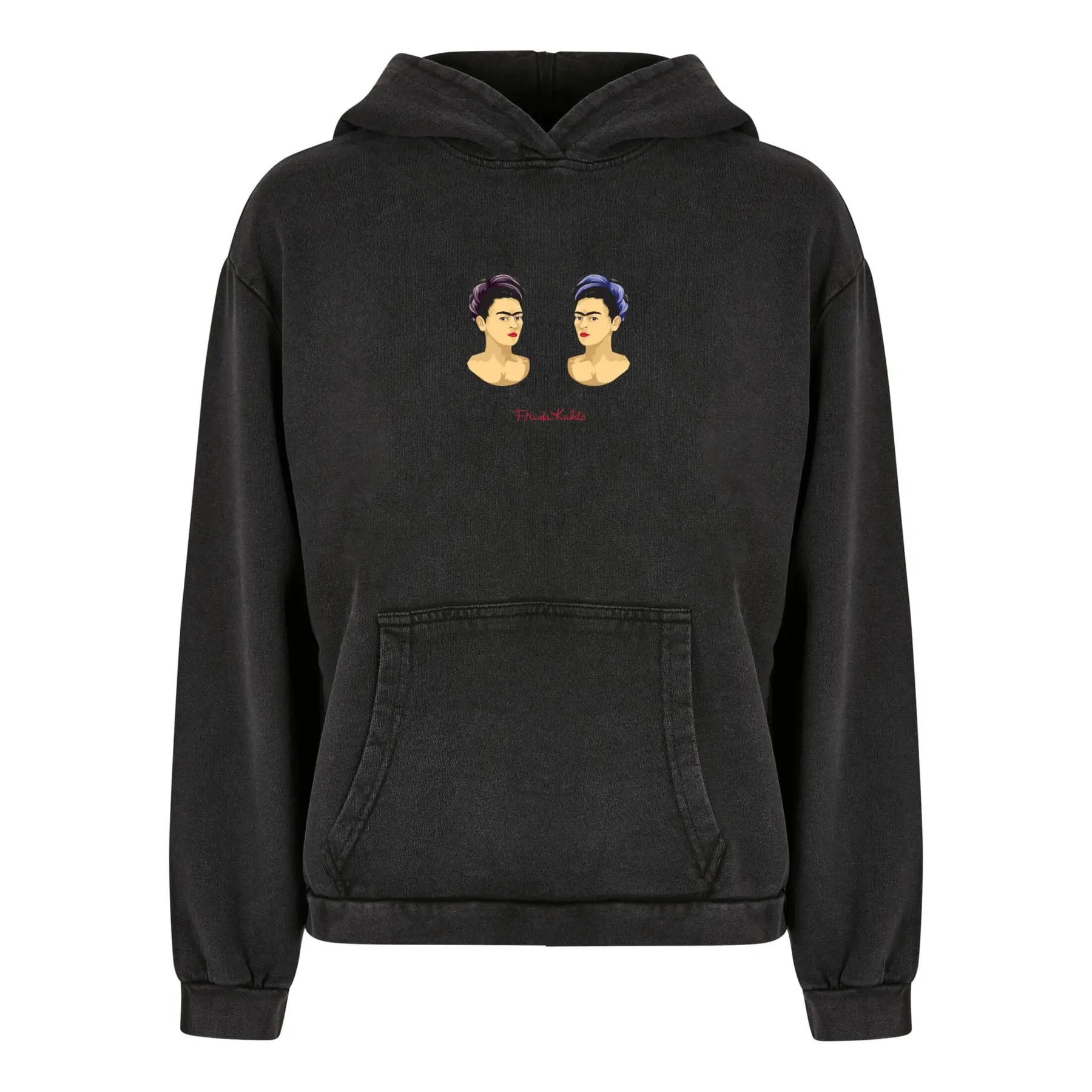 Hoodie Damen Merchcode Frida Kahlo - The Two Fridas