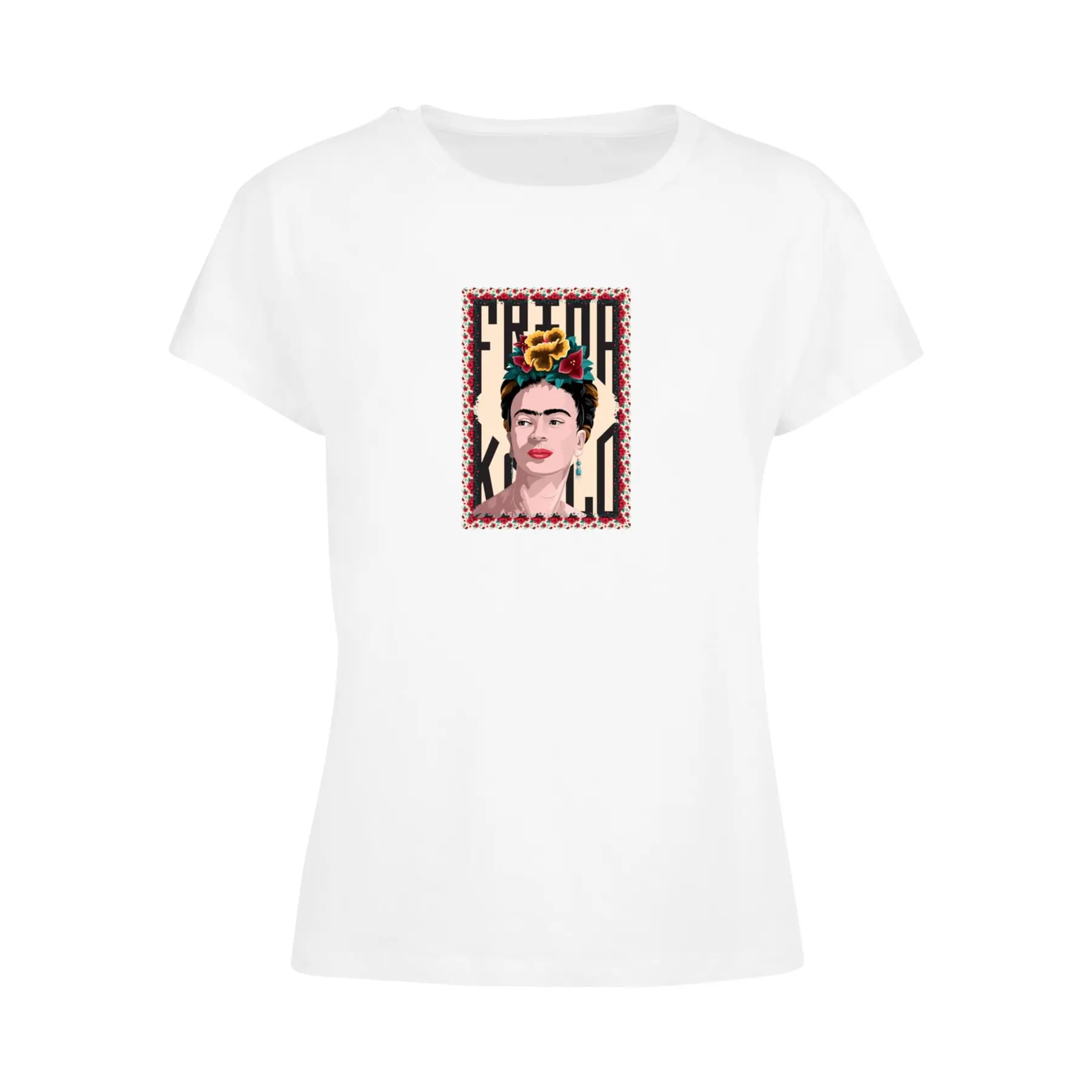 Damen T-Shirt Merchcode Frida Kahlo - Frame One Box