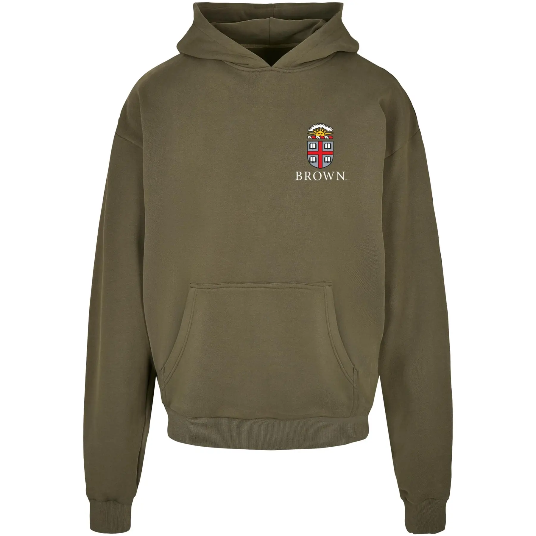 Hoodie Merchcode Brown University - Emblem Ultra Heavy