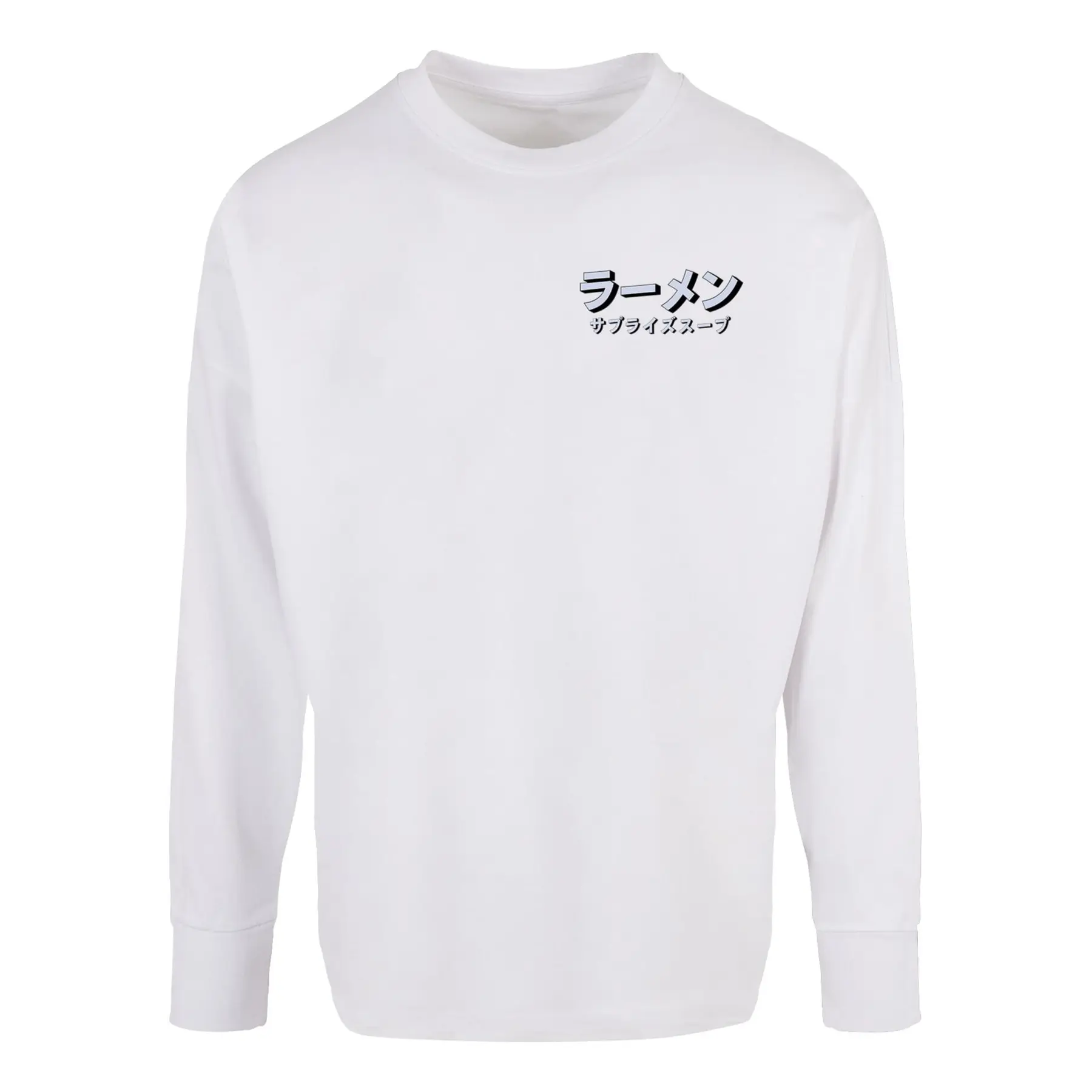 Oversize Langarm-T-Shirt Merchcode Torc Ramen Soup
