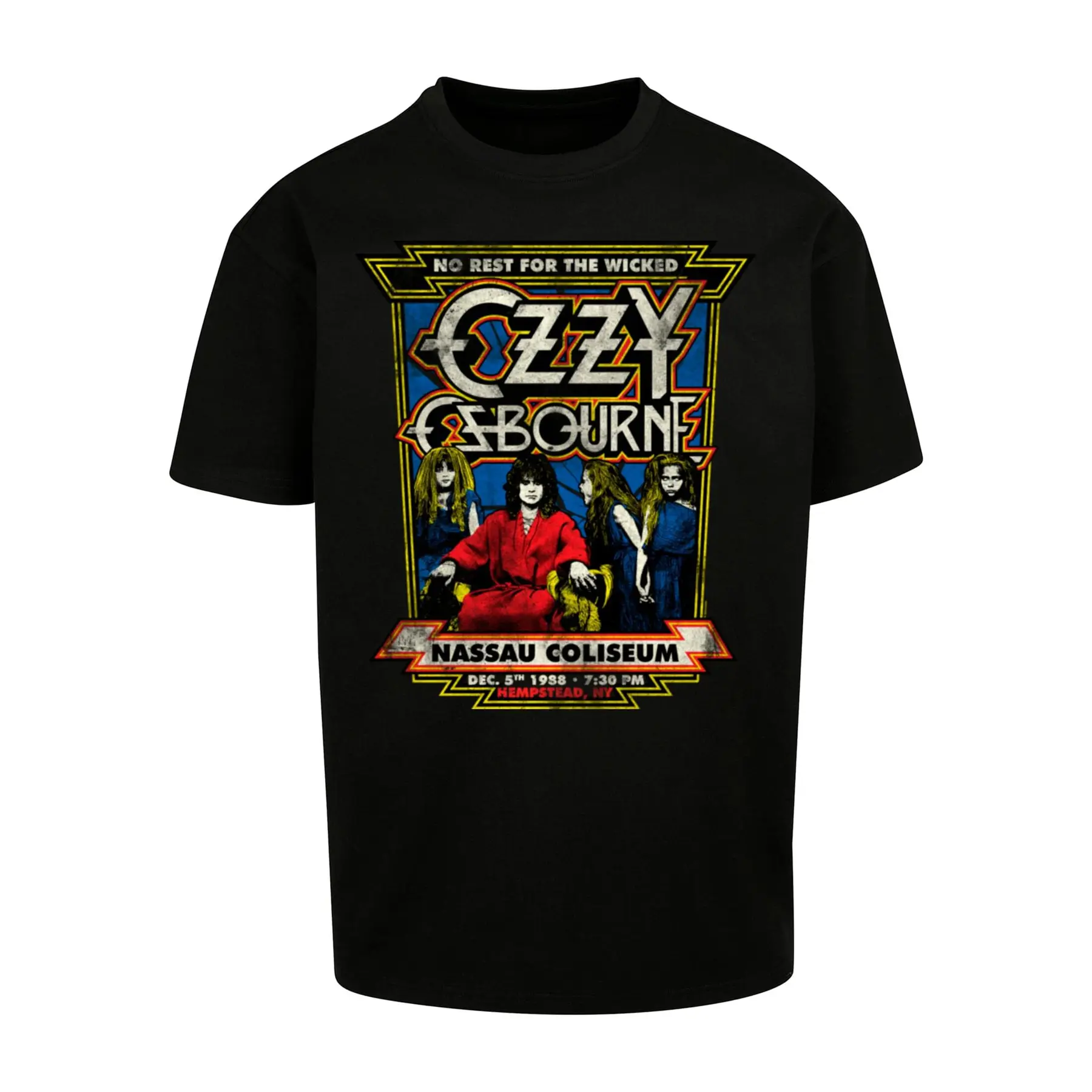 Oversized T-Shirt Merchcode Ozzy Osbourne No Rest For The Wicked