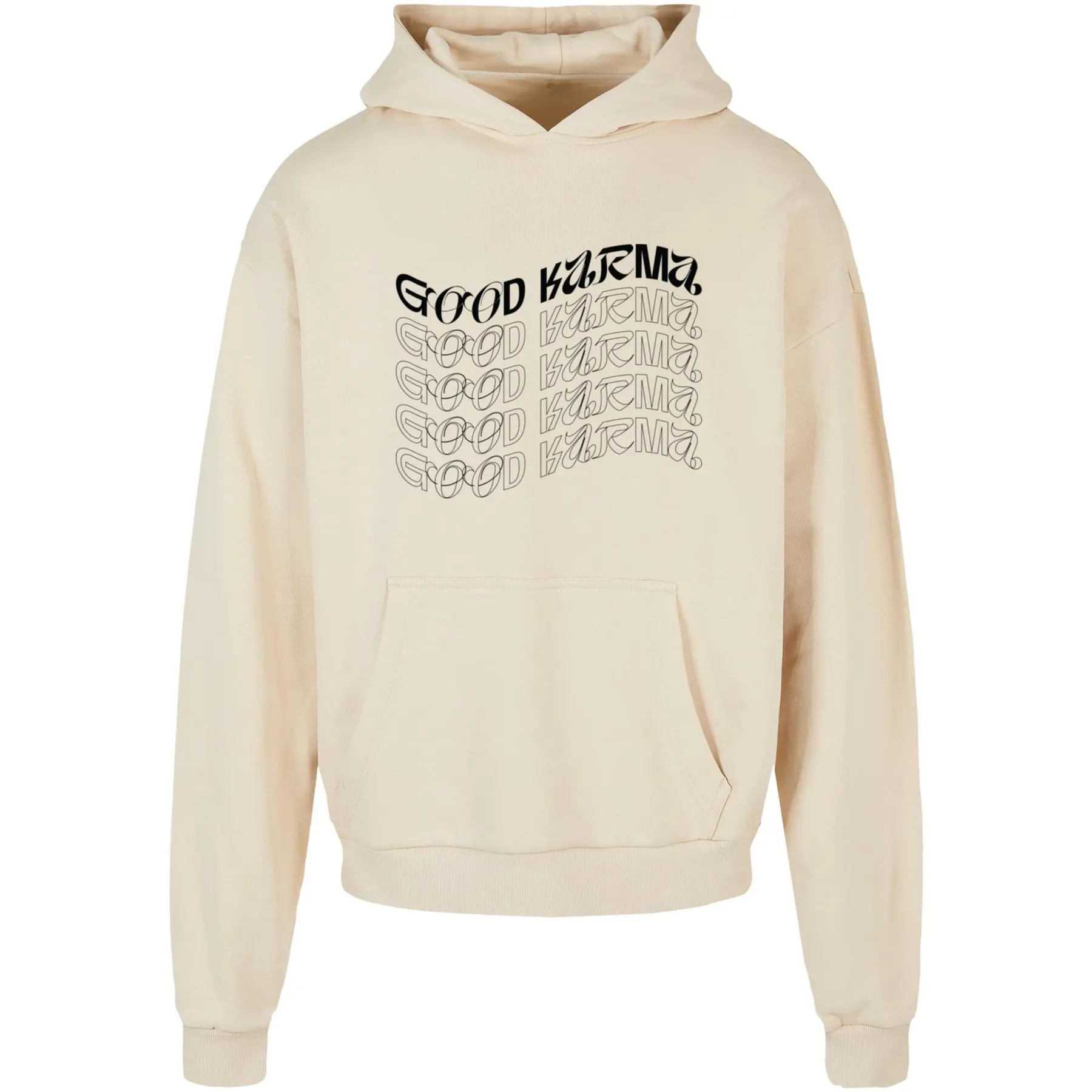 Kapuzensweatshirt Merchcode Wording Good Karma