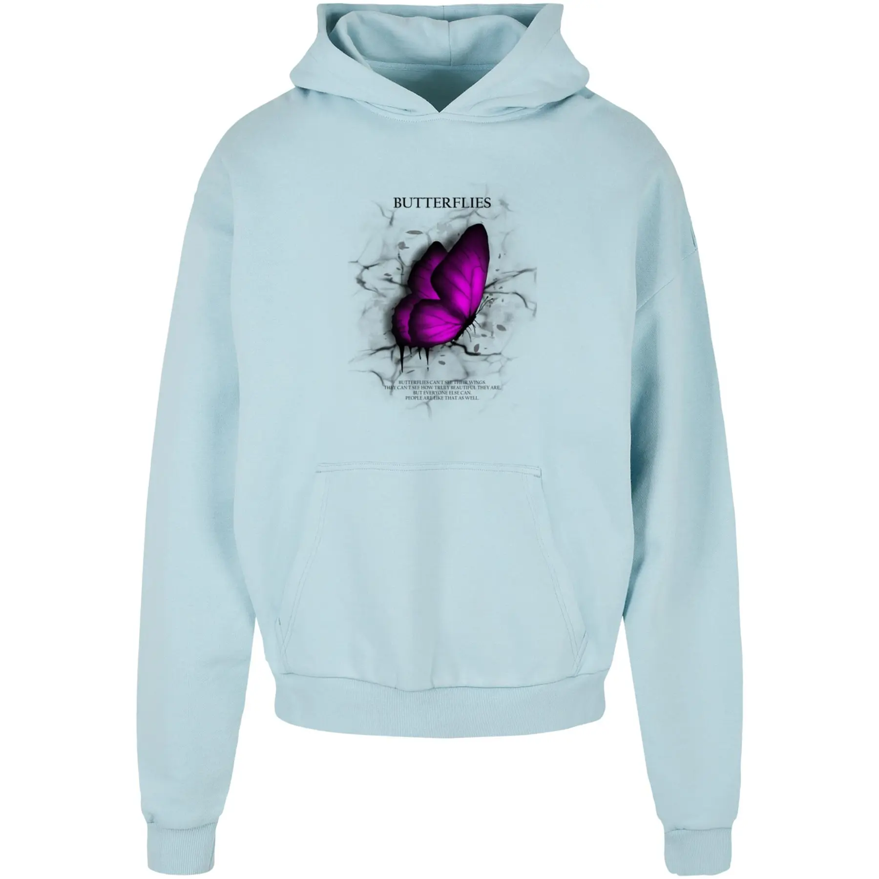 Kapuzensweatshirt Merchcode Butterflies Ultra Heavy