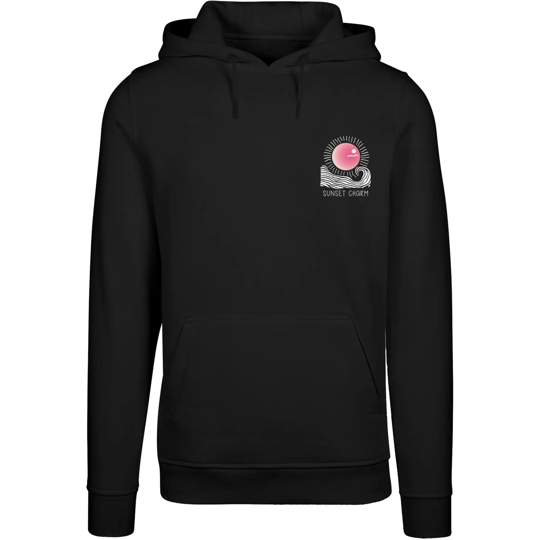 Kapuzensweatshirt Merchcode Sunset Charm Fitted Heavy