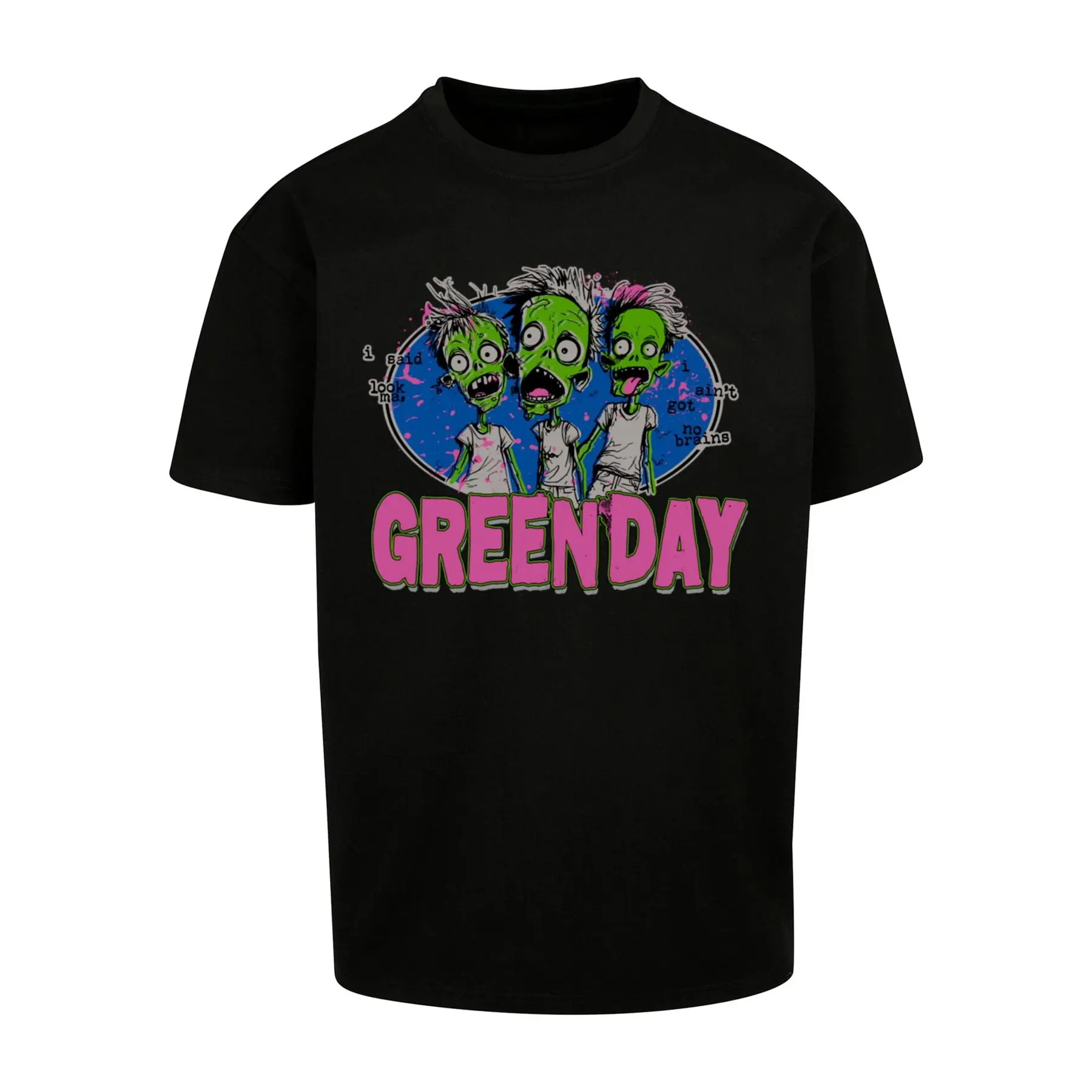 T-Shirt Merchcode Green Day Zombie Oversized