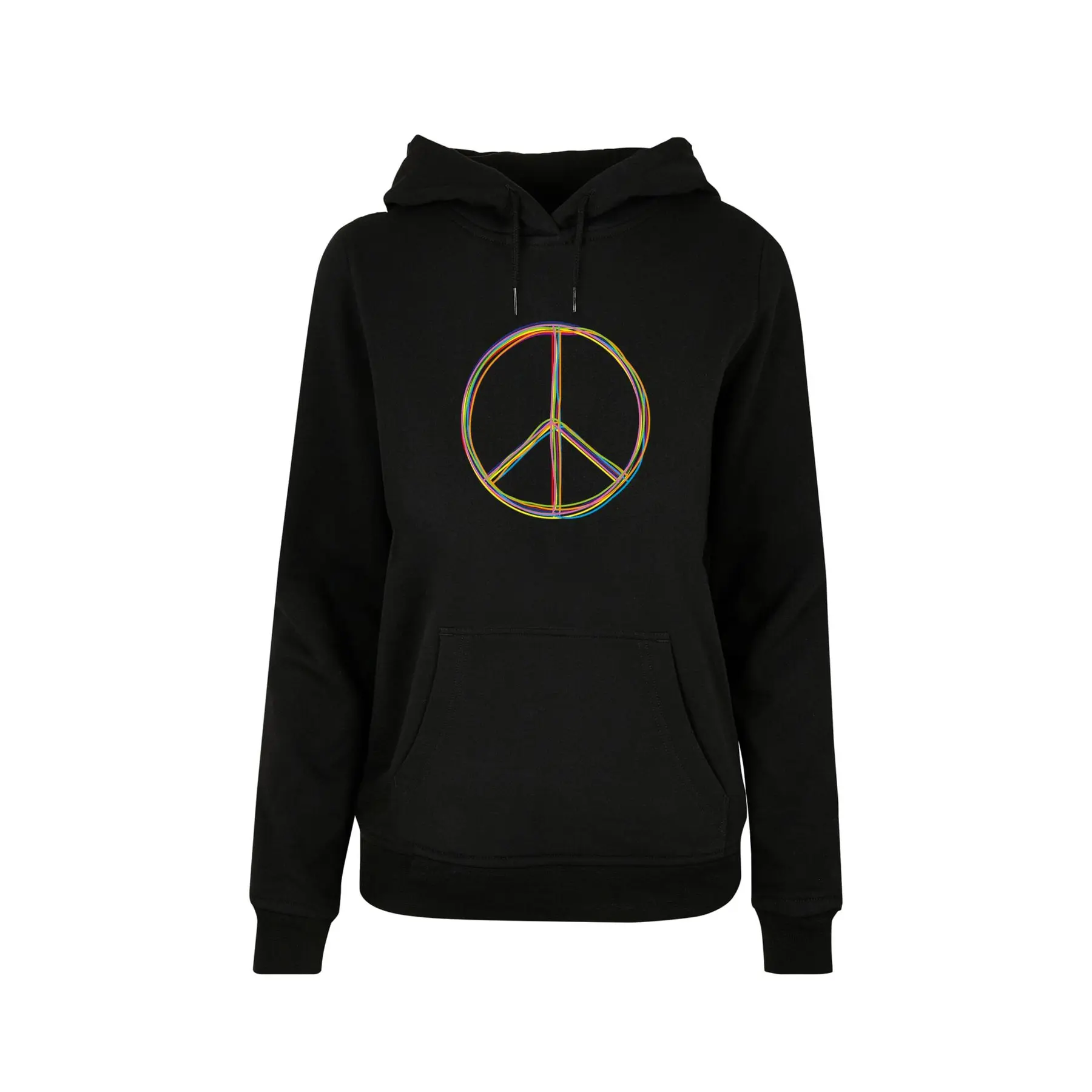 Hoodie Damen Merchcode Peace_Multicolor Basic
