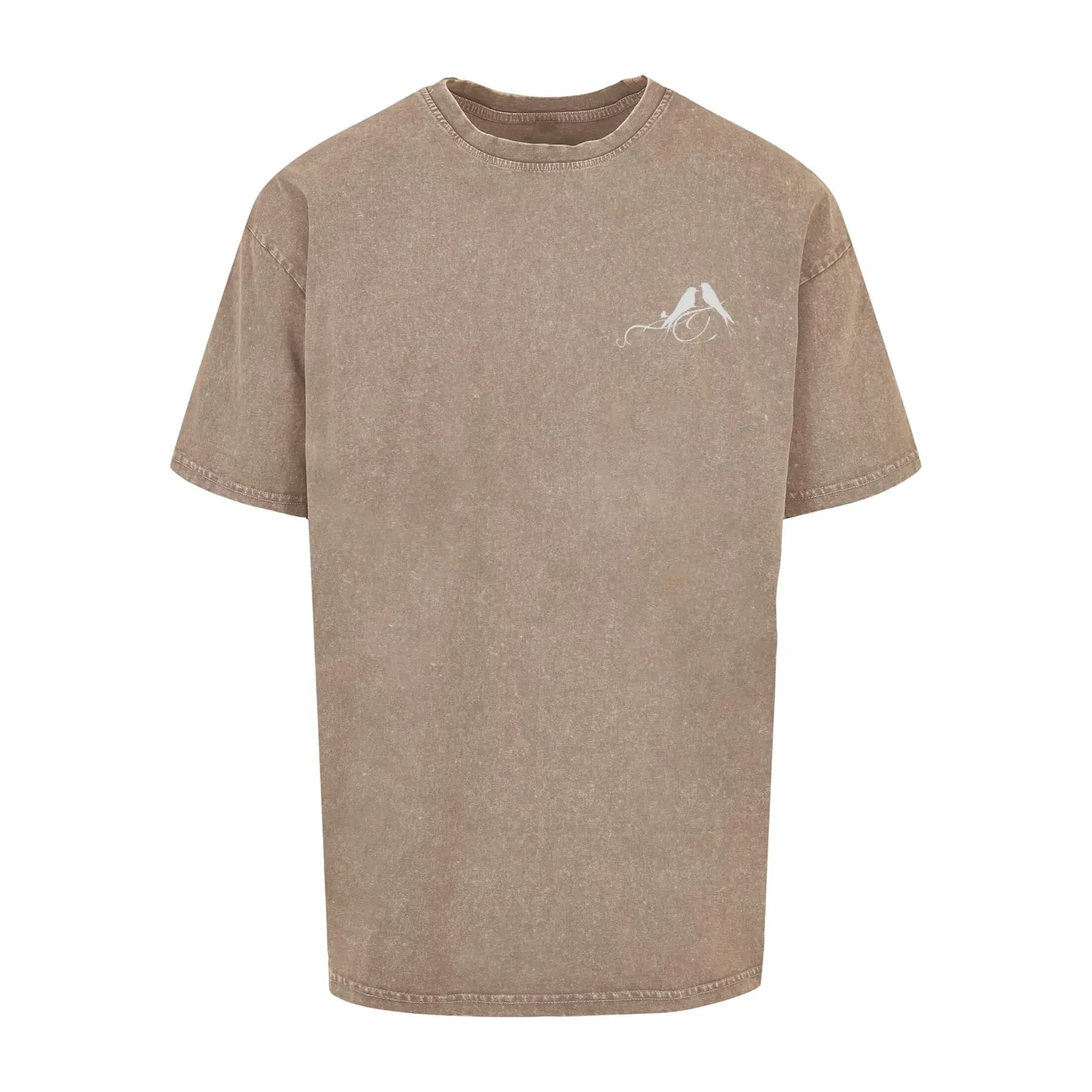 Oversized T-Shirt Merchcode Love Birds Acid