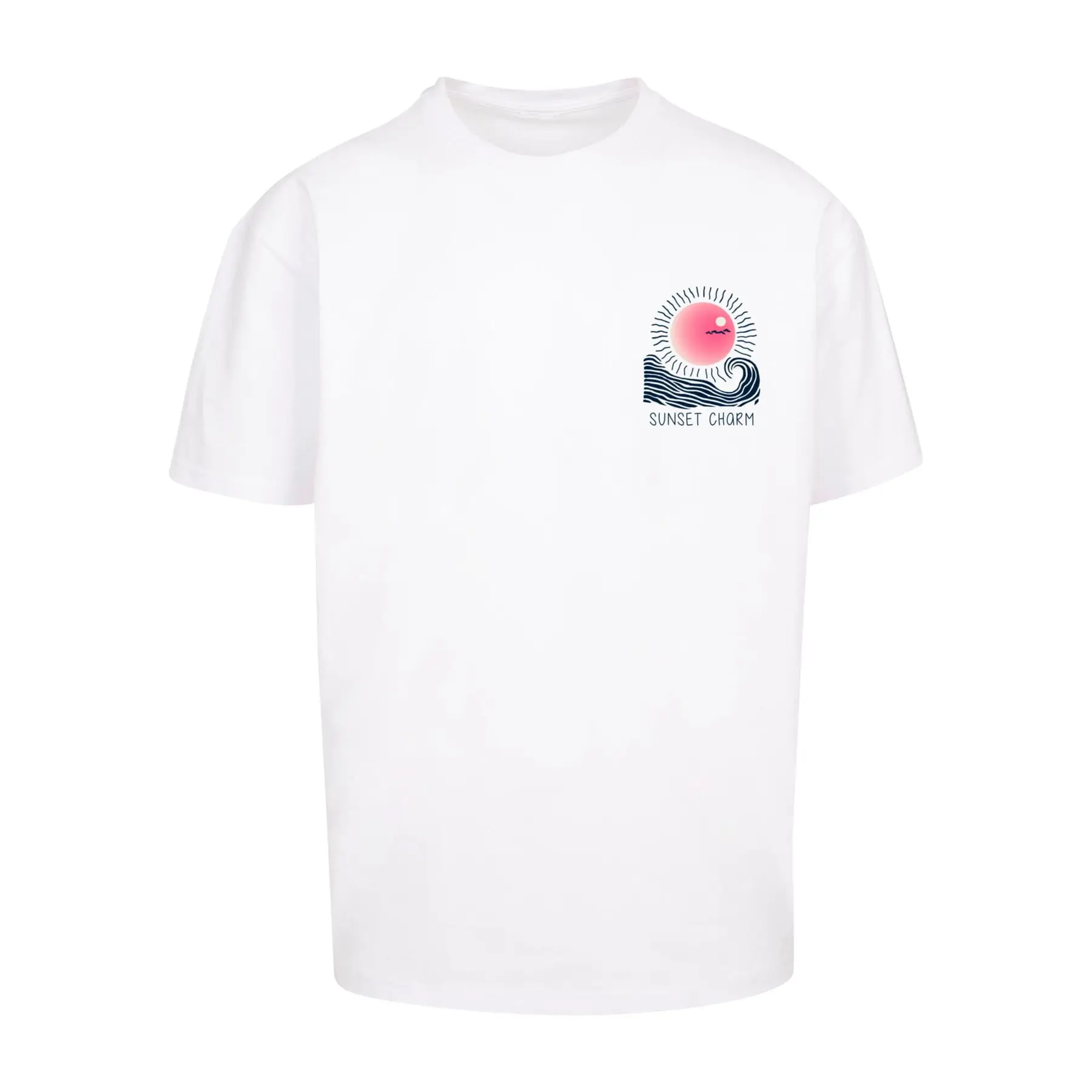 T-shirt oversize Merchcode Sunset Charm