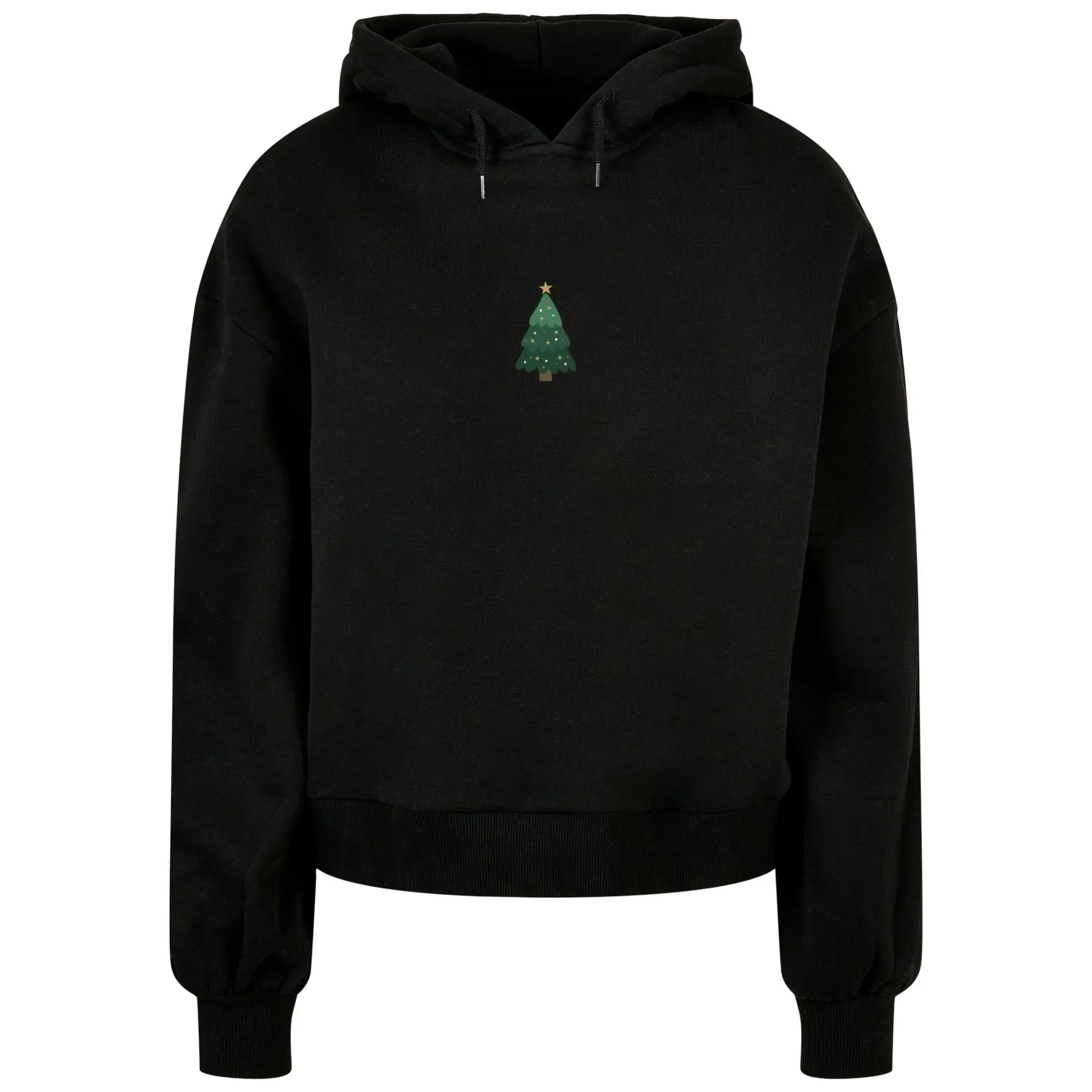 Hoodie Damen Merchcode Christmas Holly Jolly Mood