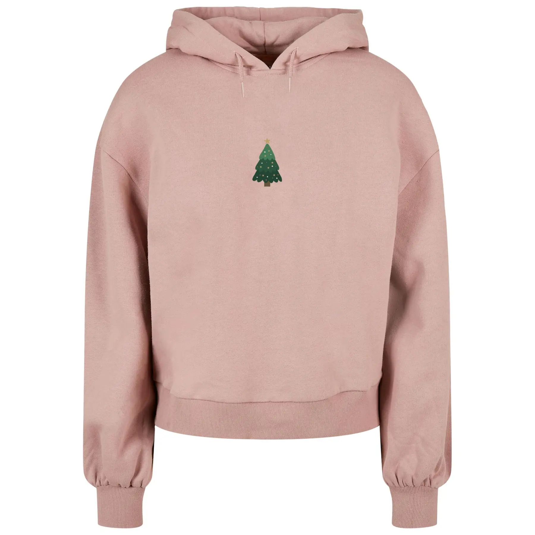 Hoodie Damen Merchcode Christmas Holly Jolly Mood