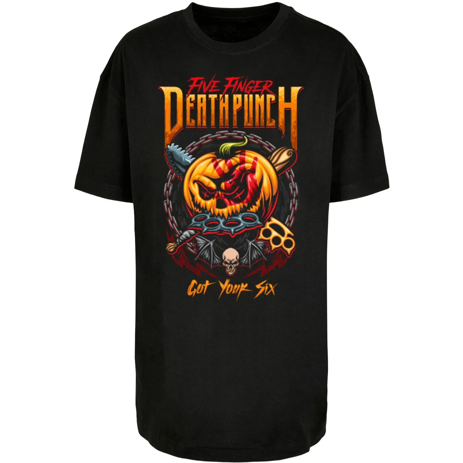Oversized T-Shirt Merchcode Finger Death Punch - Got Your Six Boyfriend