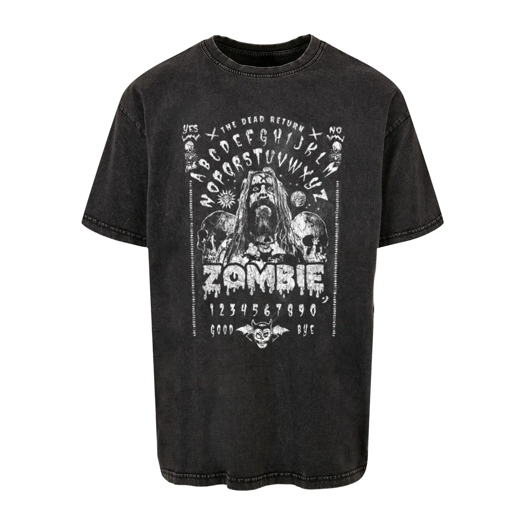 Verwaschenes Oversize-T-Shirt Merchcode Rob Zombie - The Dead Return Spirit Board