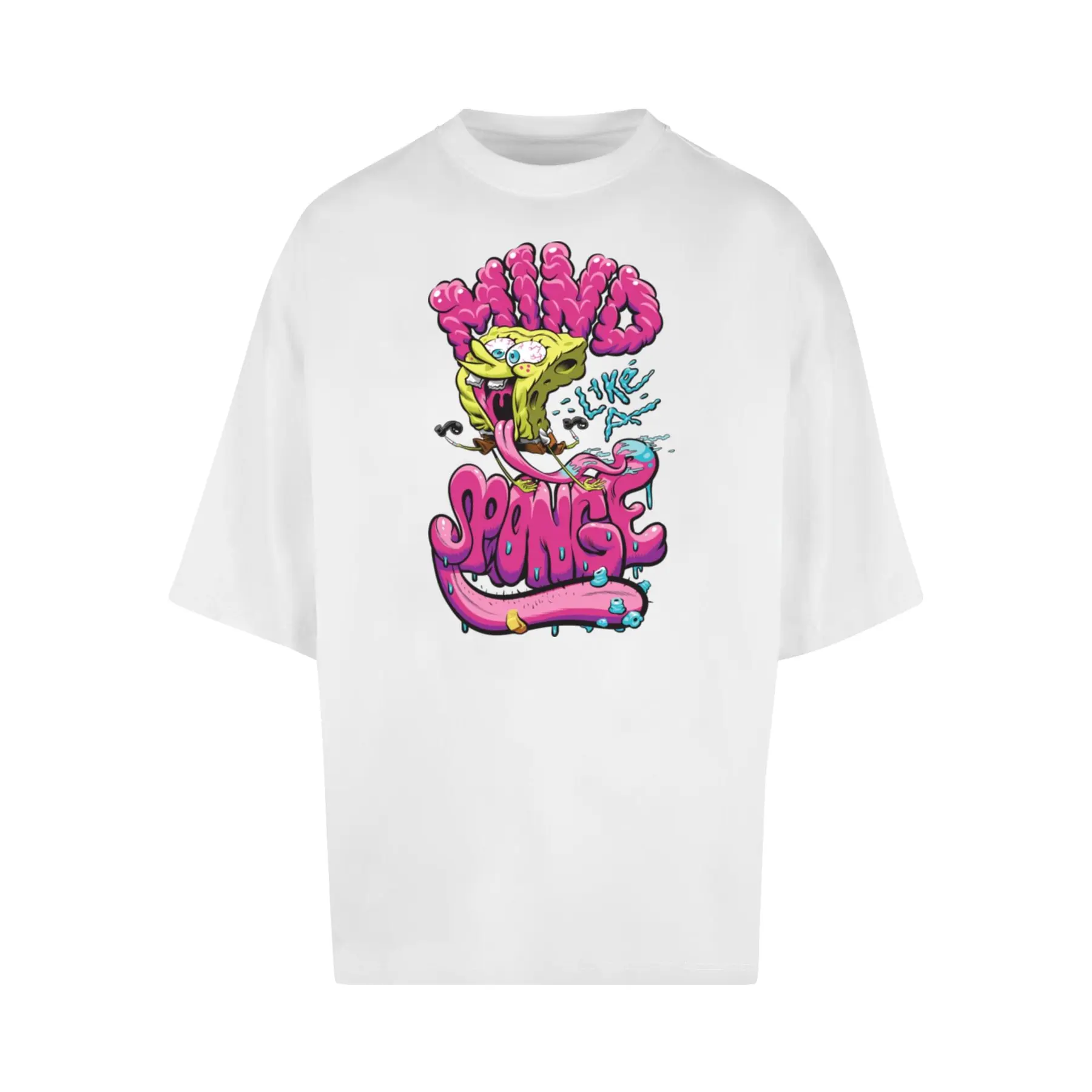 T-Shirt Merchcode SpongeBob SquarePants Mind Sponge Huge