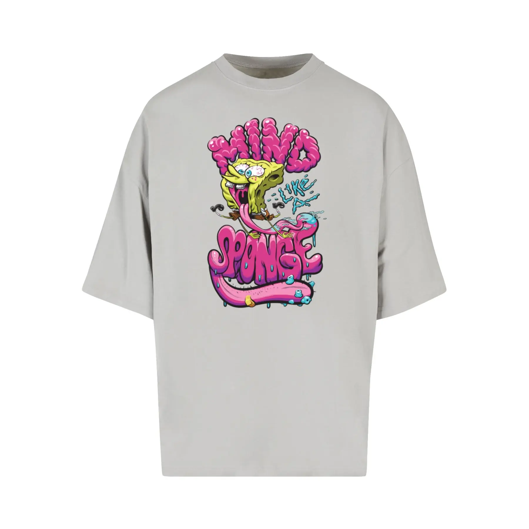 T-Shirt Merchcode SpongeBob SquarePants Mind Sponge Huge