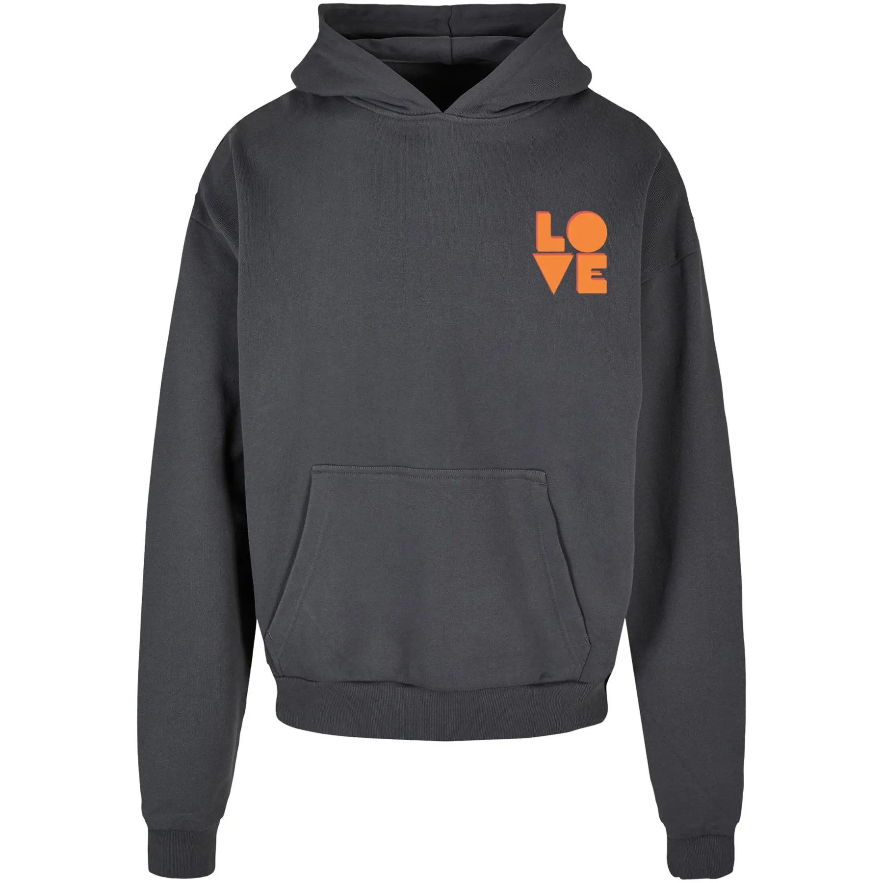 Hoodie Merchcode Hugs & Love - Love Ultra Heavy