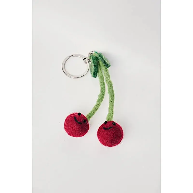 Sleutelhanger met kersenmotief Meri Meri