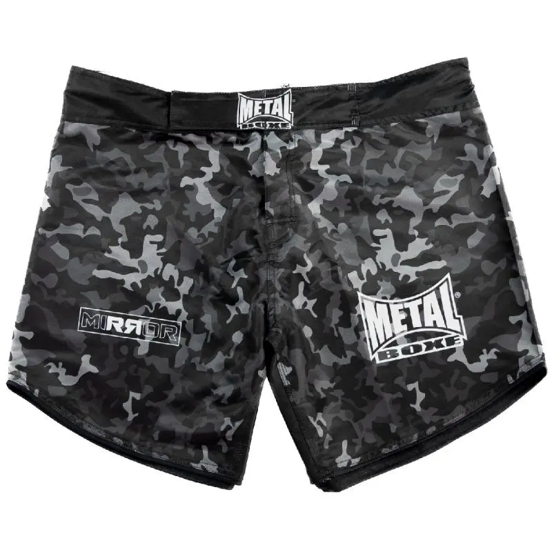 Metal Boxe Unisex Noir Short Mma Mirror