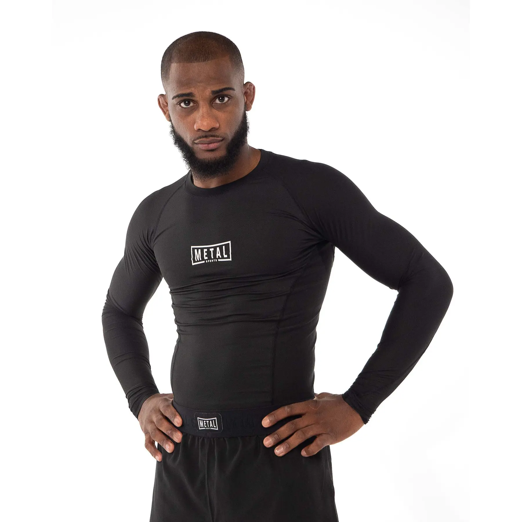 Langärmelige Rashguard Metal Boxe Performance