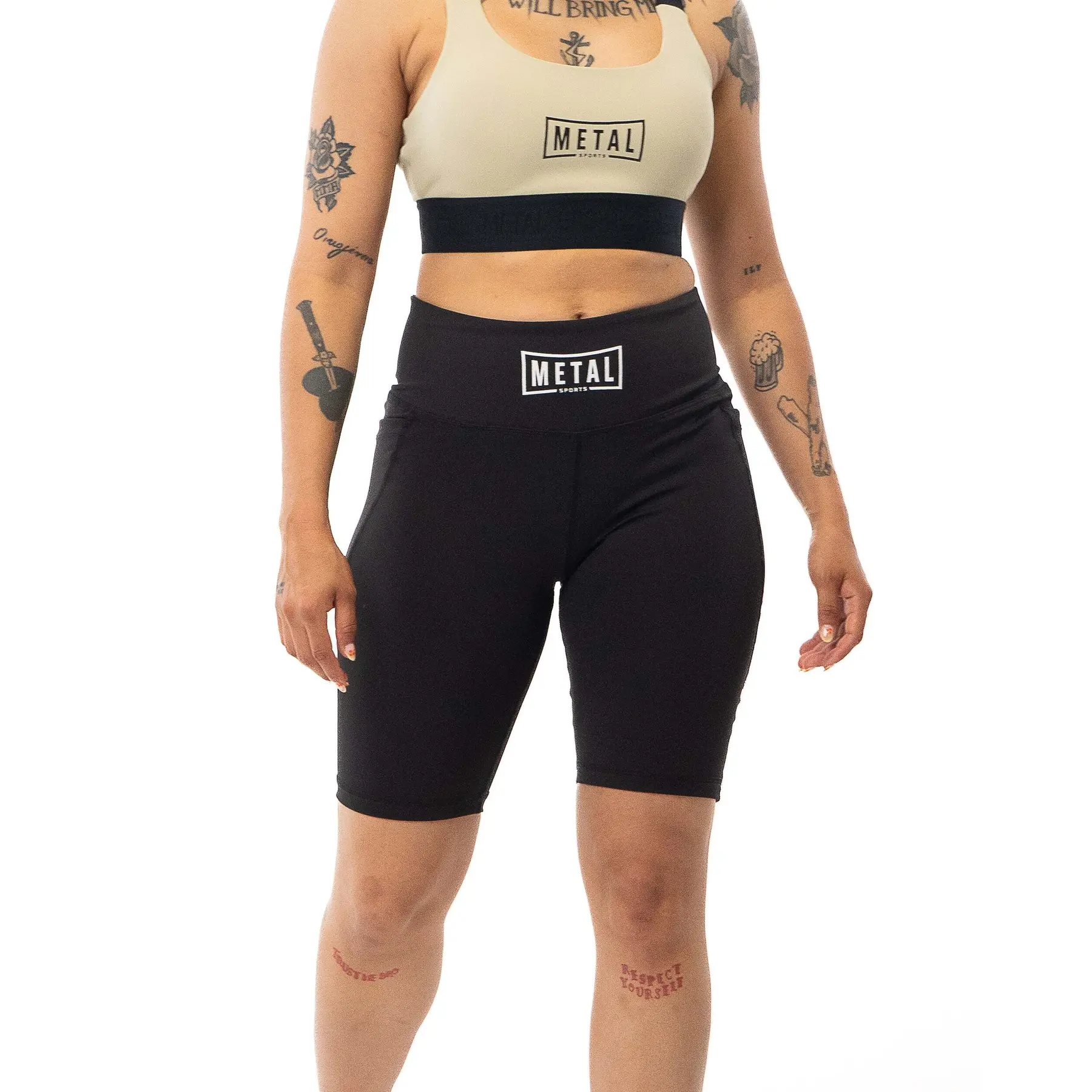 Shorts a compressione da donna Metal Boxe