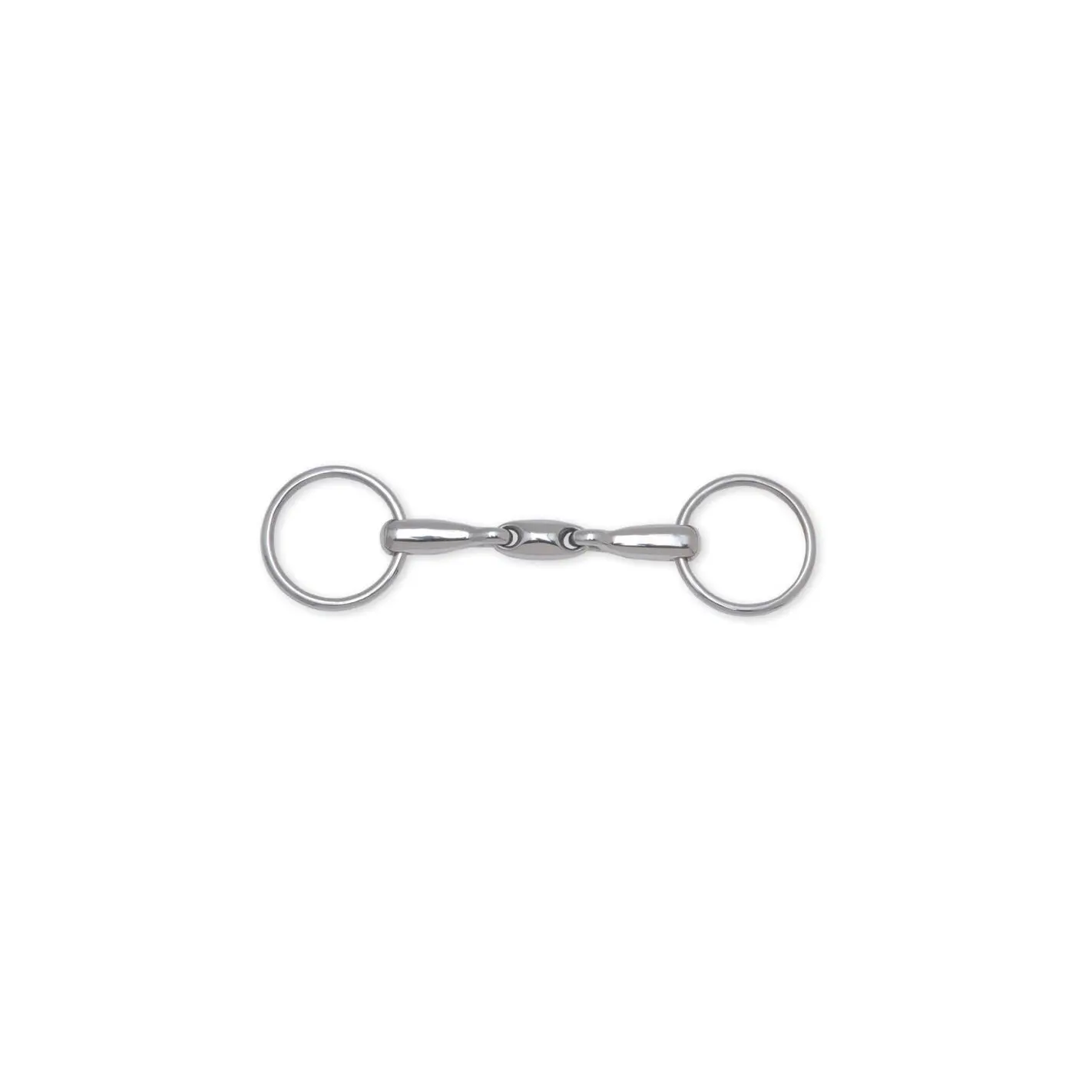 Bit for horse bridle double break Metalab