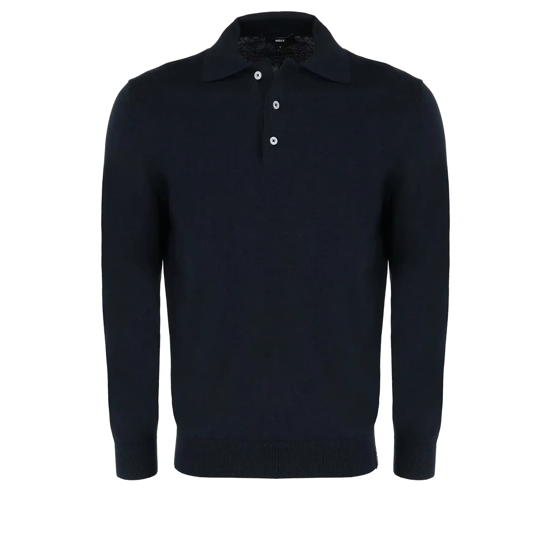 Langarm-Polo aus Strick Mexx