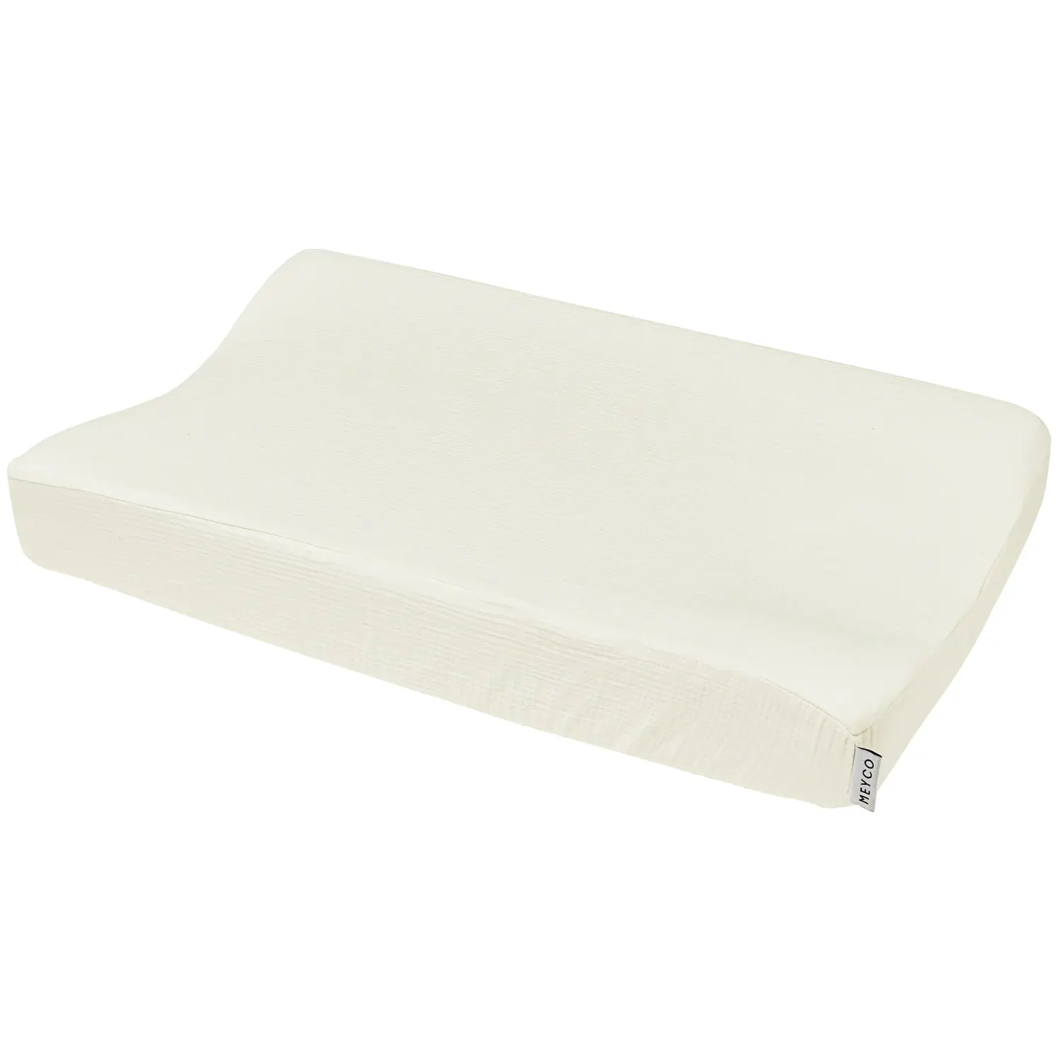 Meyco Baby Unisex Baby Beige Windelauflagebezug Aus Vorgewaschenem Musselin Baby
