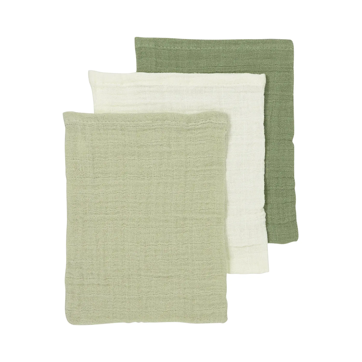 Lange en mousseline prélavée bébé Meyco Baby (x3)