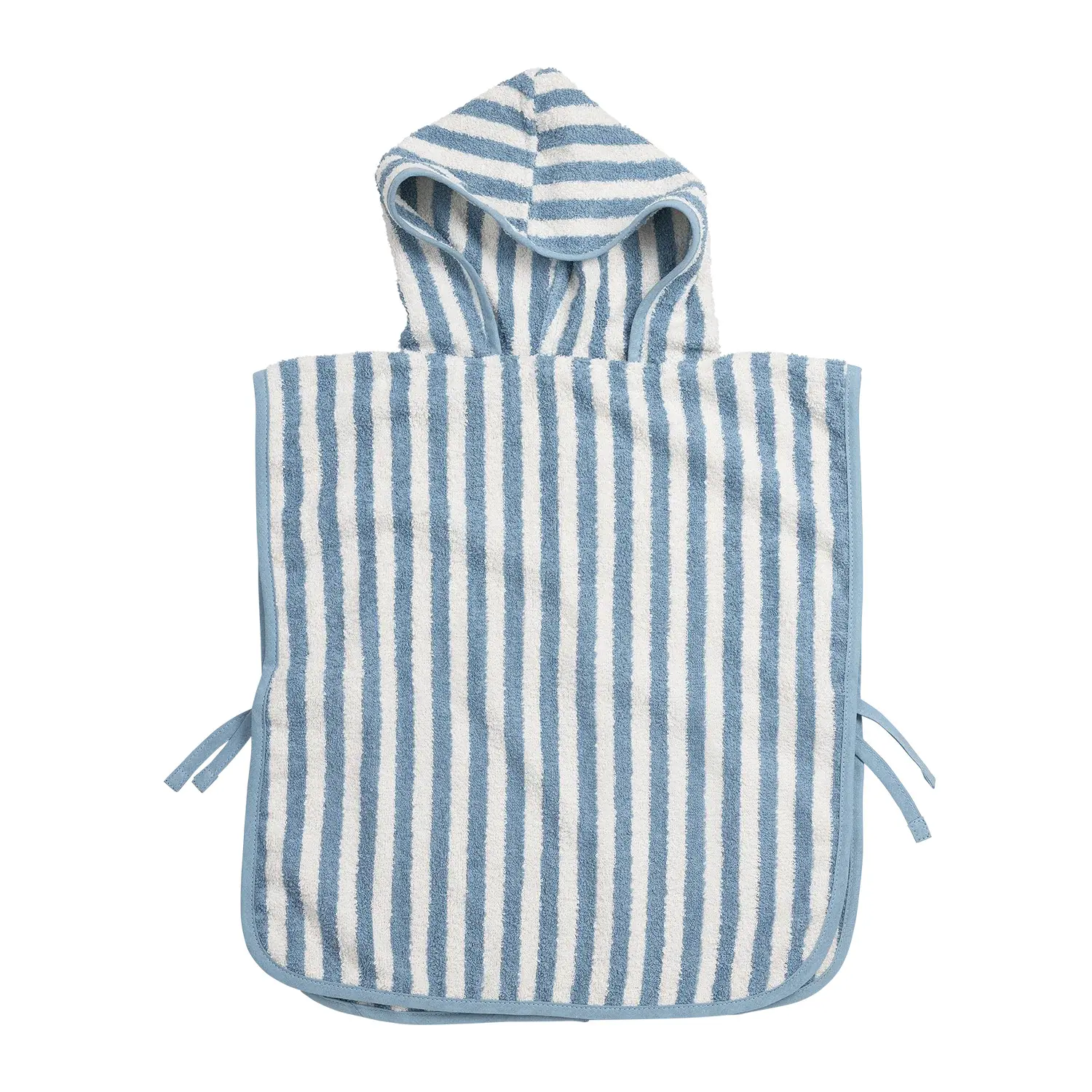Poncho de bain bébé Meyco Baby Fat Stripe Blue