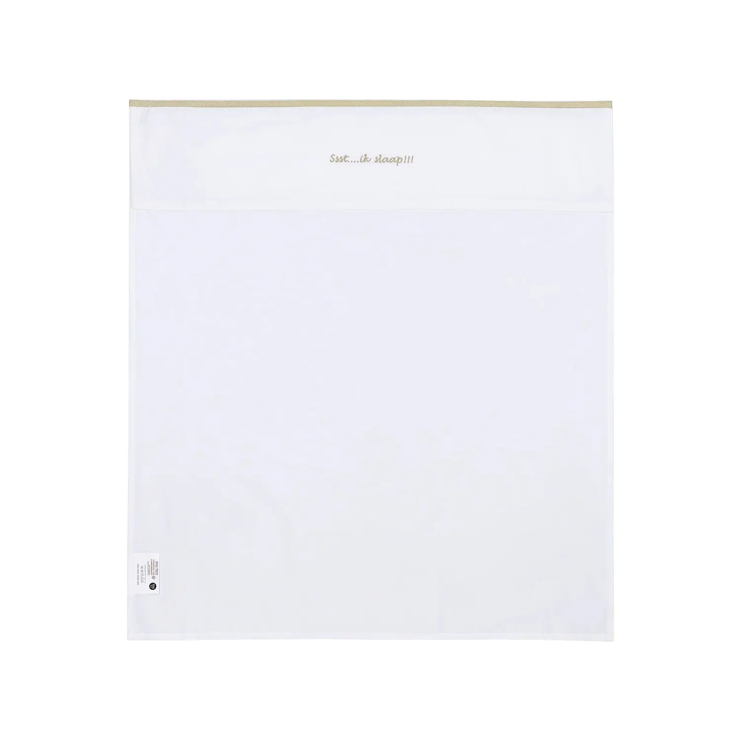Bettlaken Baby Meyco Baby Ssst…ik slaap!! 75x100 cm