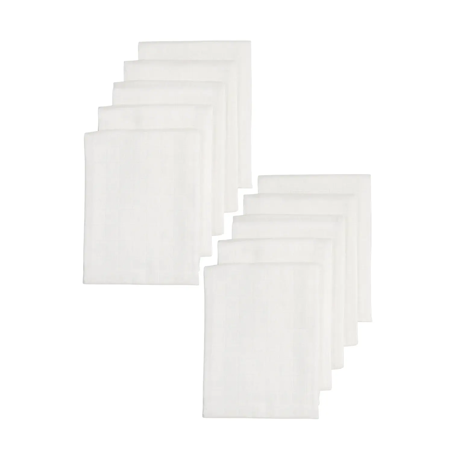 Lange en mousseline bébé Meyco Baby (x10)