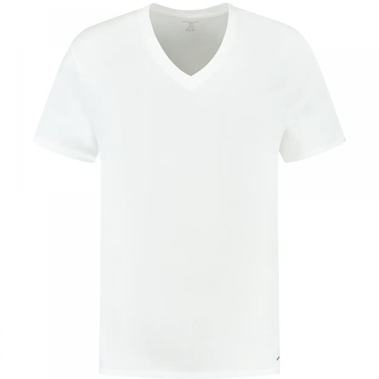 Michael Kors performance cotton 3P V-hals shirts basic wit - S