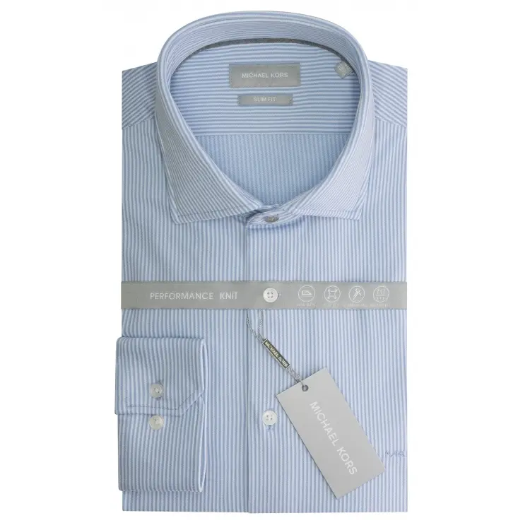 Camicia Michael Kors Performance Knit Stripe Slim