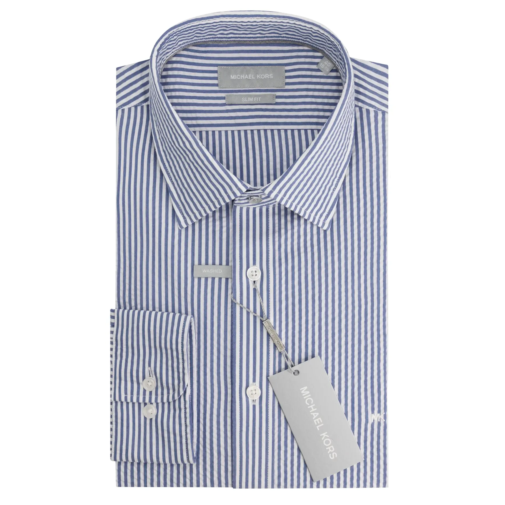 Camicia a righe Michael Kors Seersucker