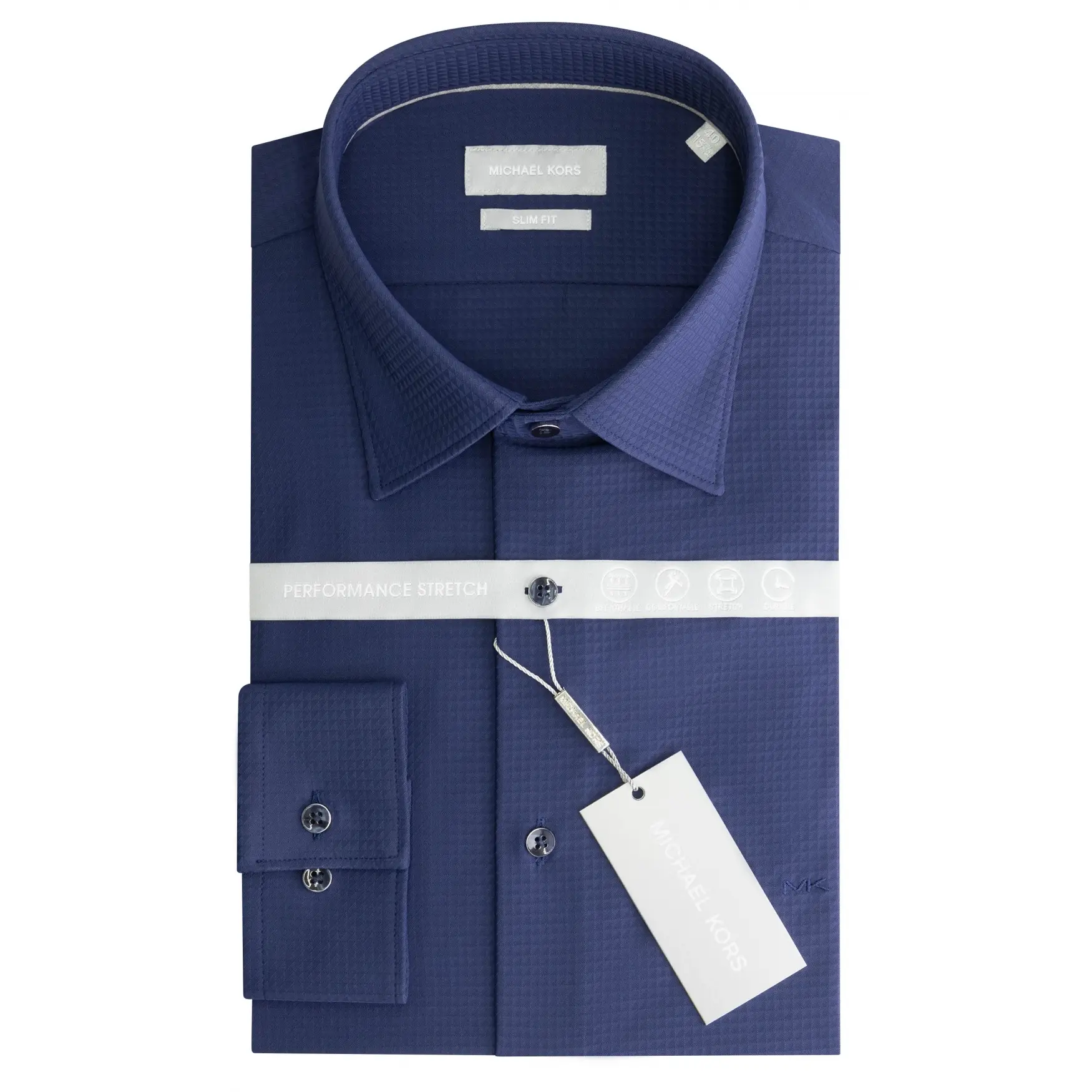 Camicia slim fit Michael Kors Performance Dobby