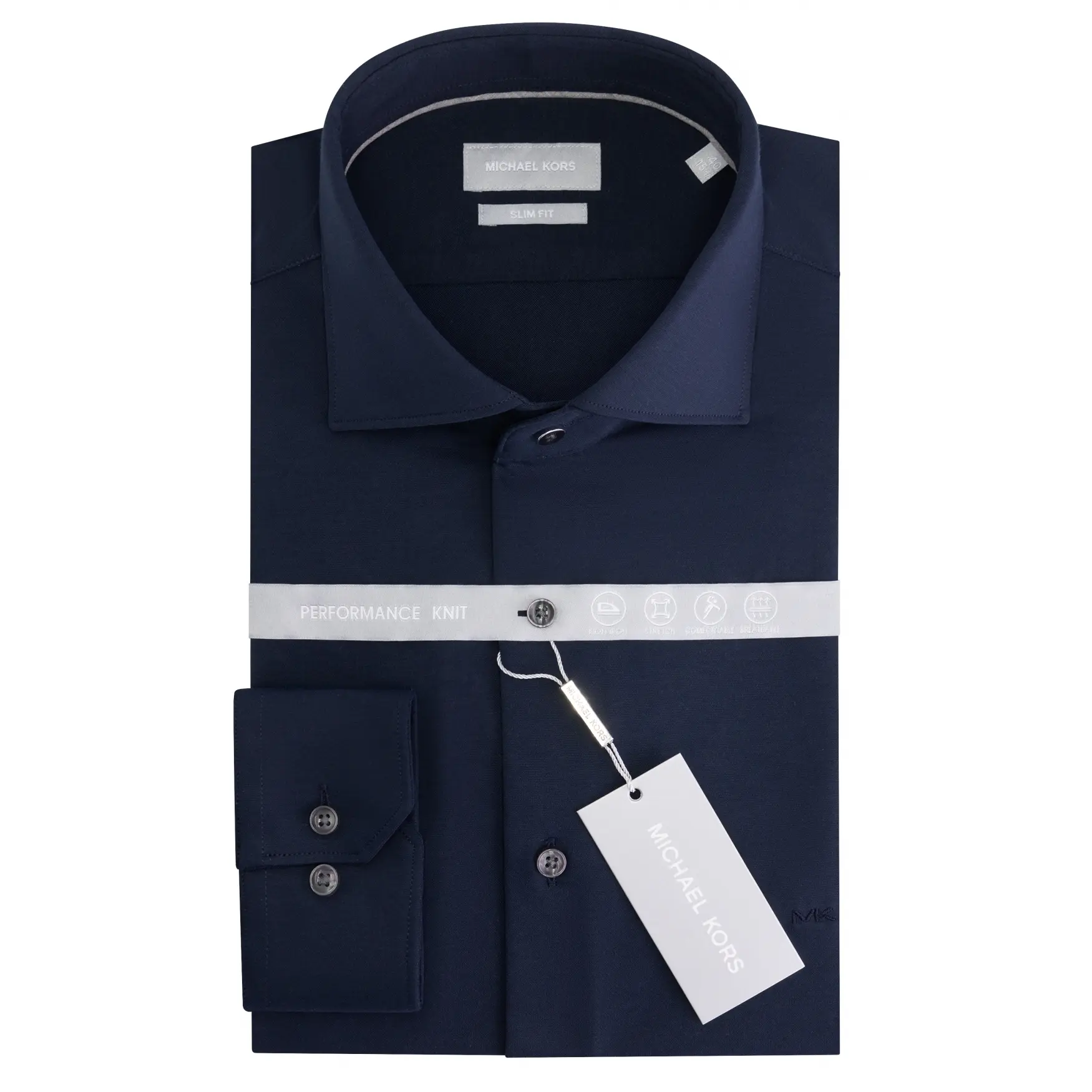 Camicia slim in maglia Michael Kors Japanese Perform