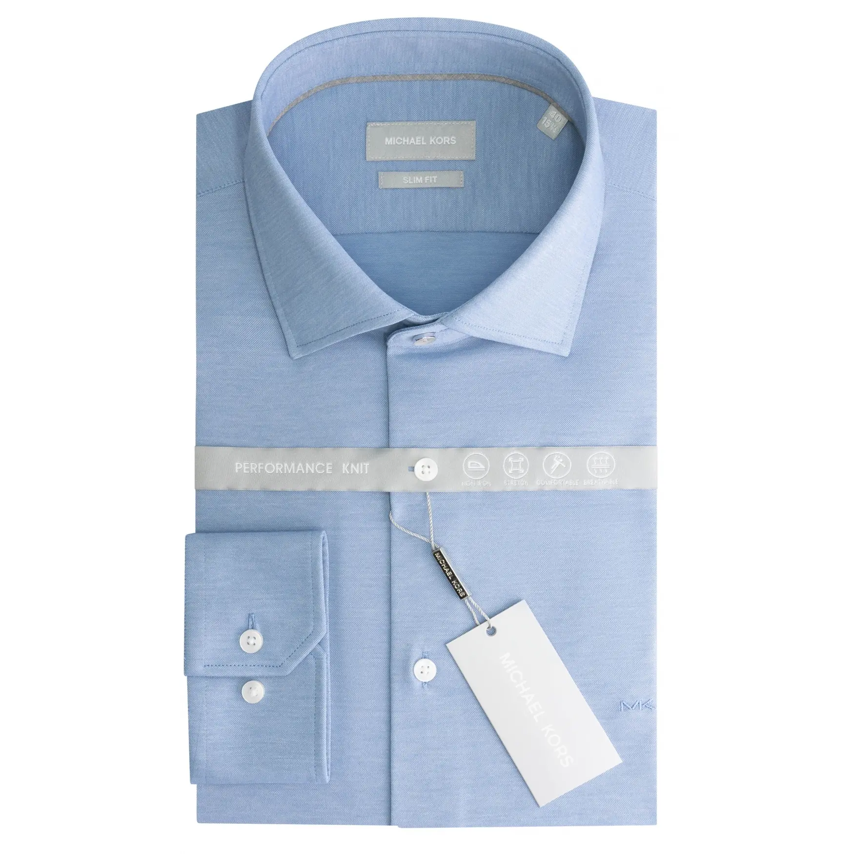 Camicia slim in maglia Michael Kors Japanese Perform