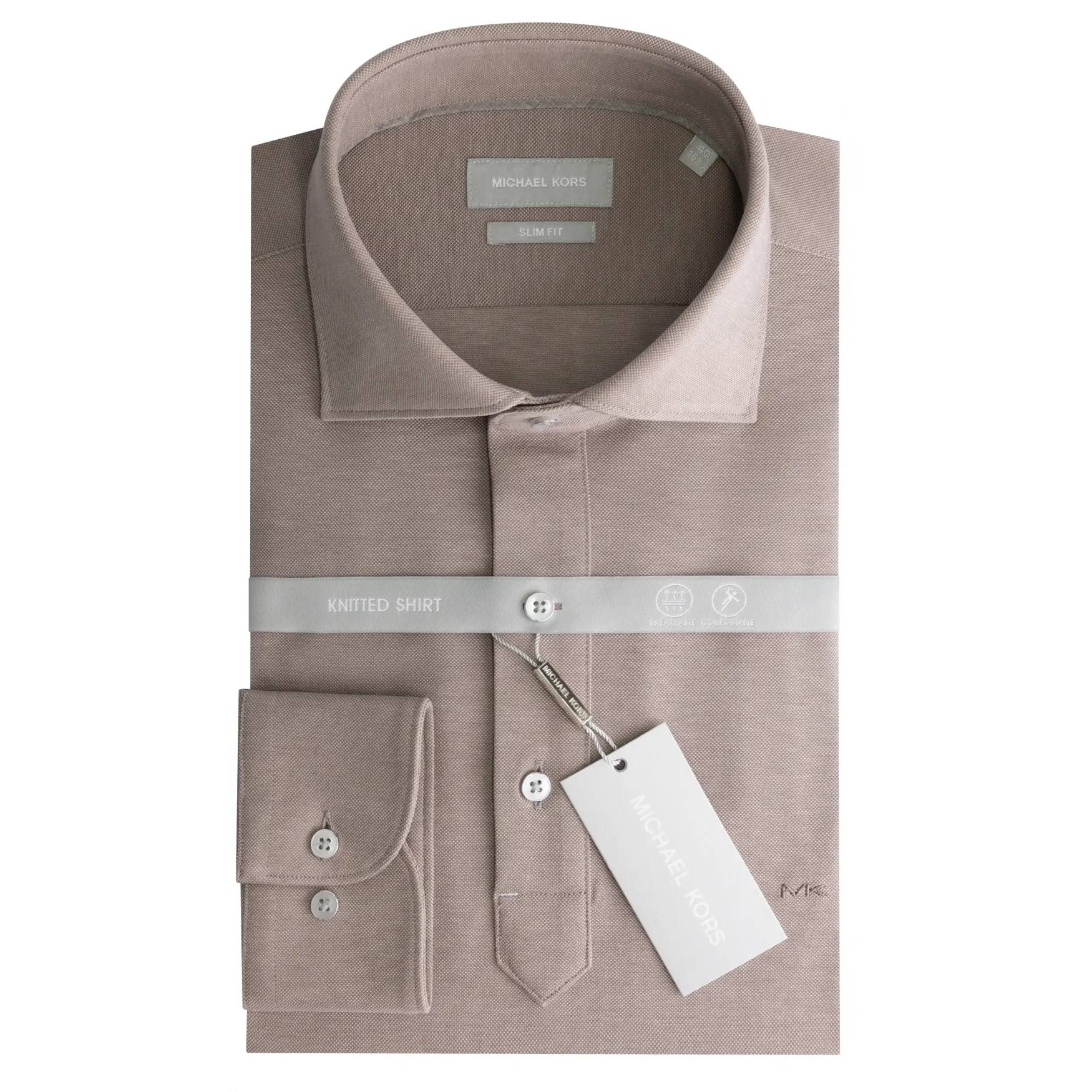 Camicia slim in maglia Michael Kors Camicia