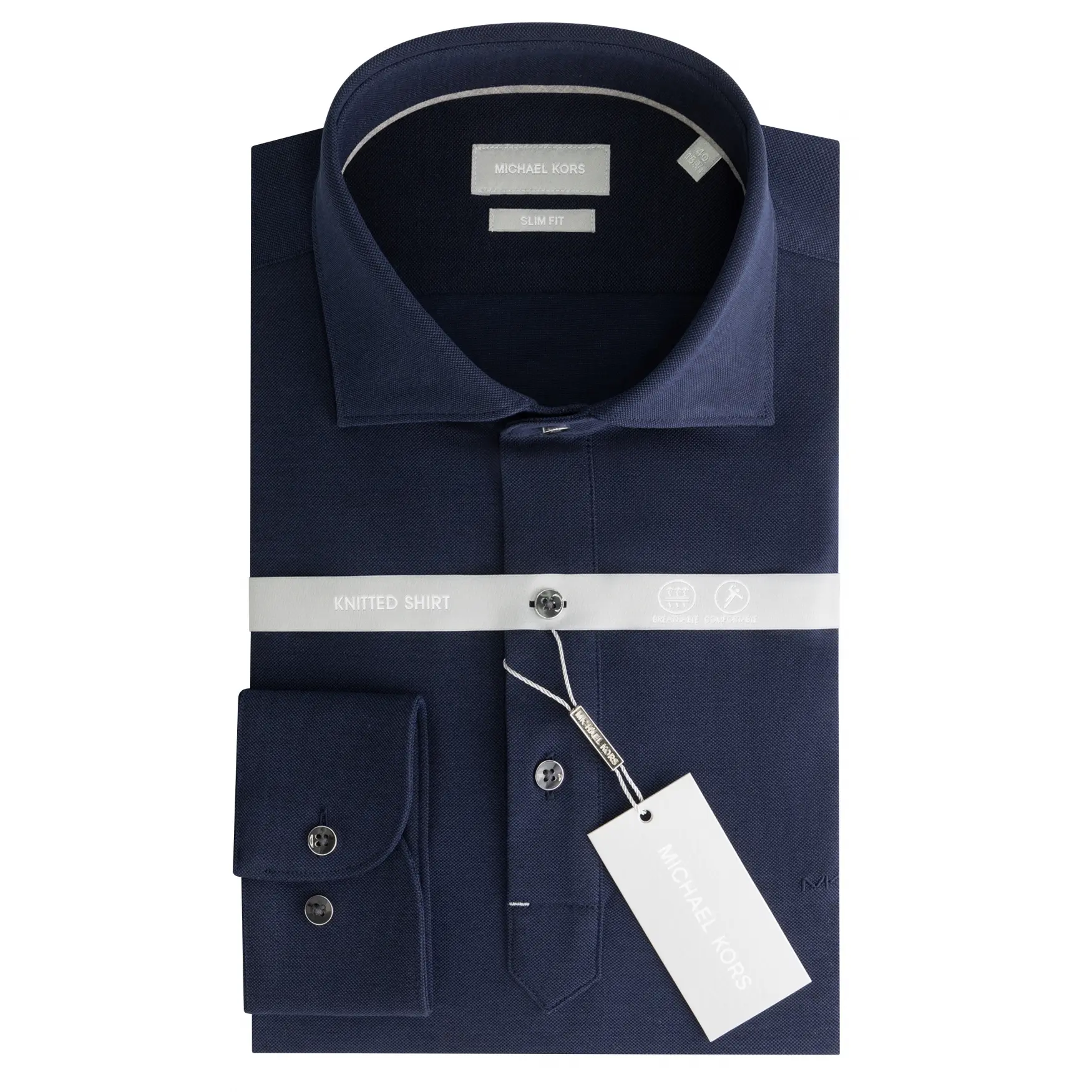 Camicia slim in maglia Michael Kors Camicia