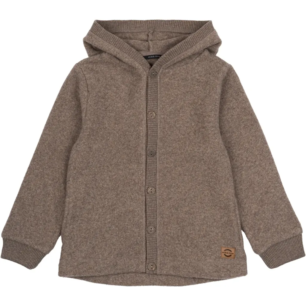 Cardigan Polaire à capuche bébé Mikk-Line Cardigan Polaire à capuche bébé Mikk-Line