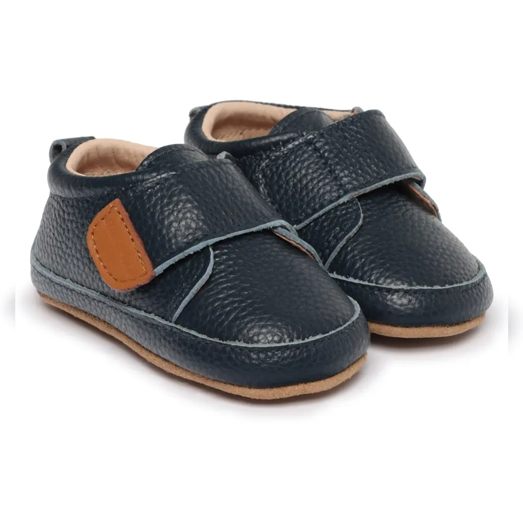 Pantofole in pelle per bebè Mikk-Line