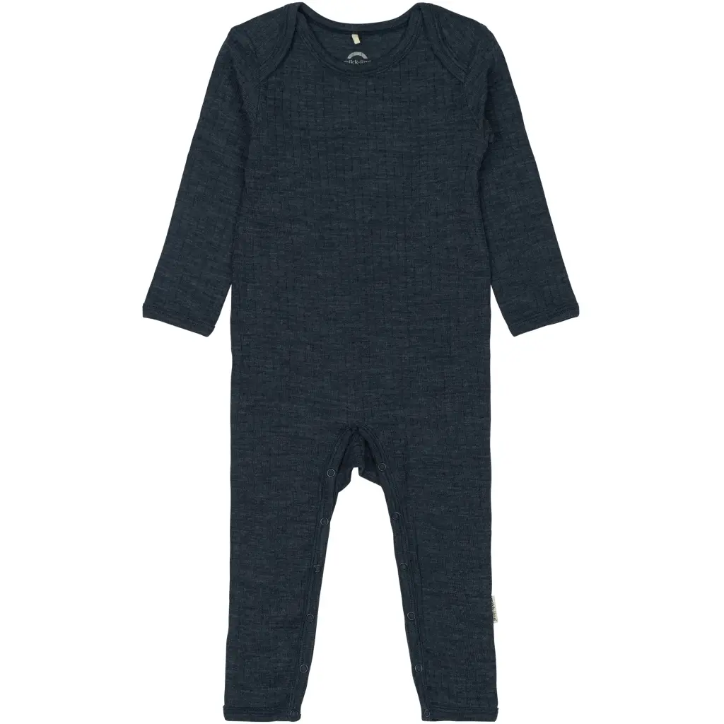 Combinaison en laine mérinos bébé Mikk-Line