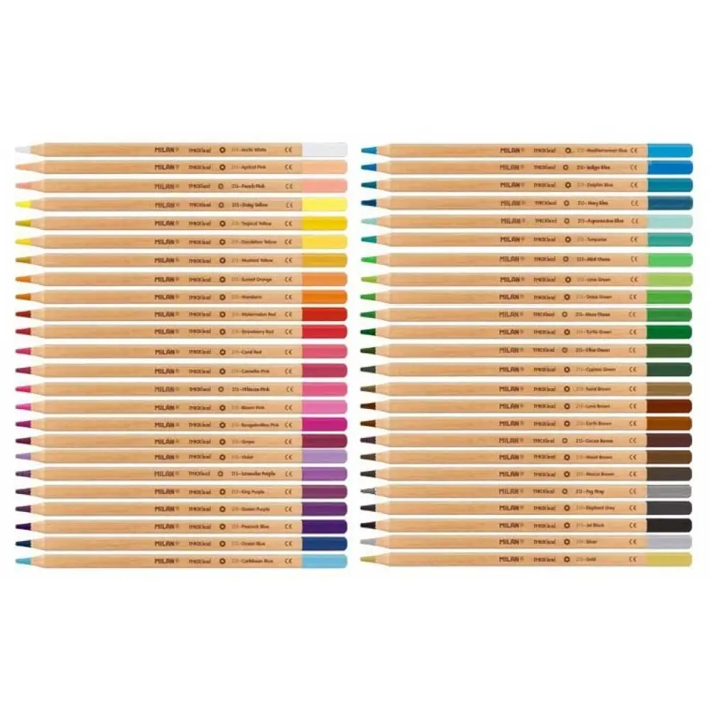 Confezione da 48 matite colorate Milan (x48)
