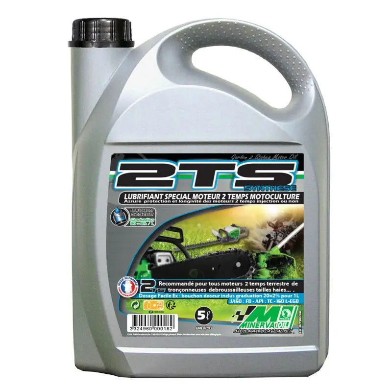 Motoröl Motorrad Minerva Oil 2Ts 100% France 5 L