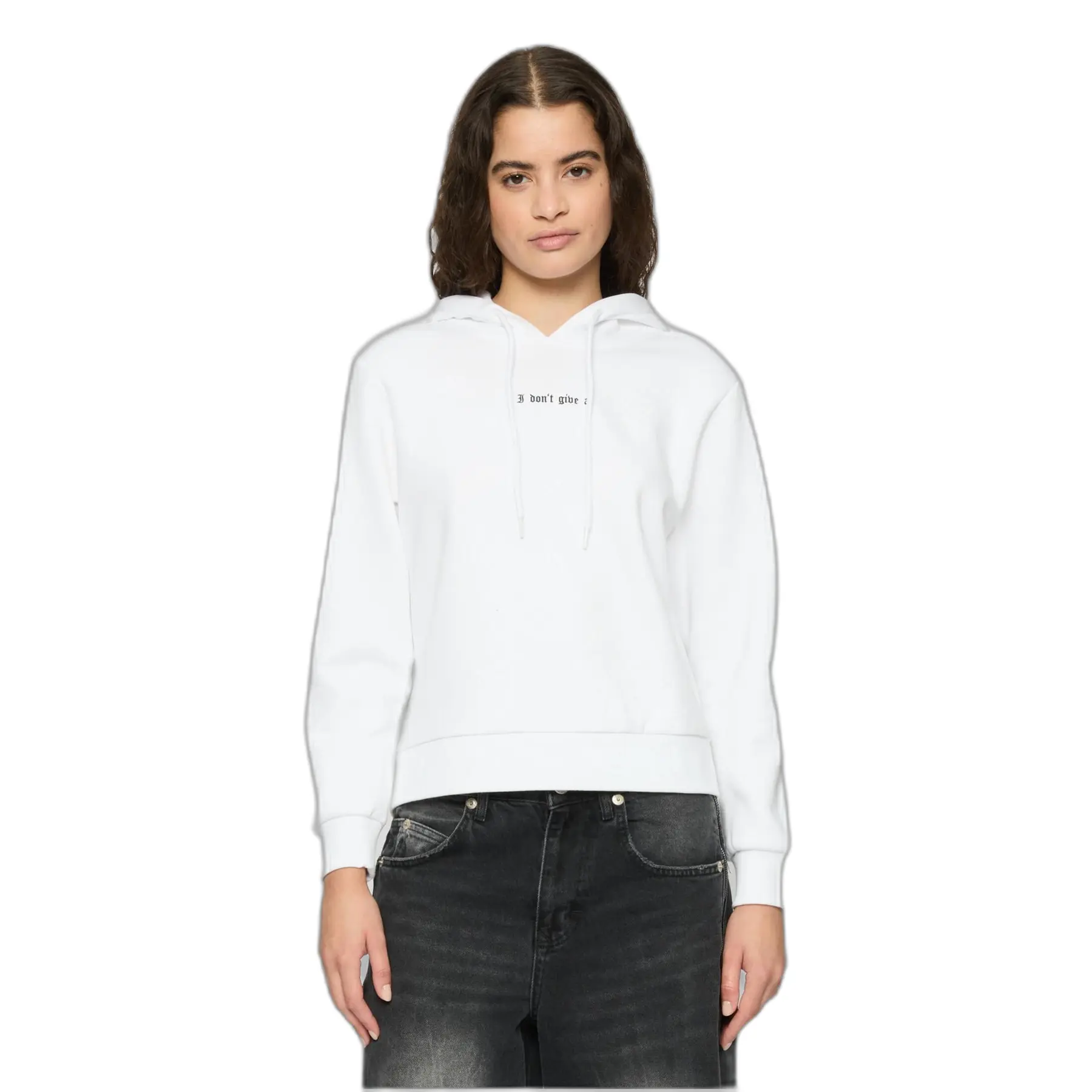 Hoodie Damen Miss Tee I Don't Give A