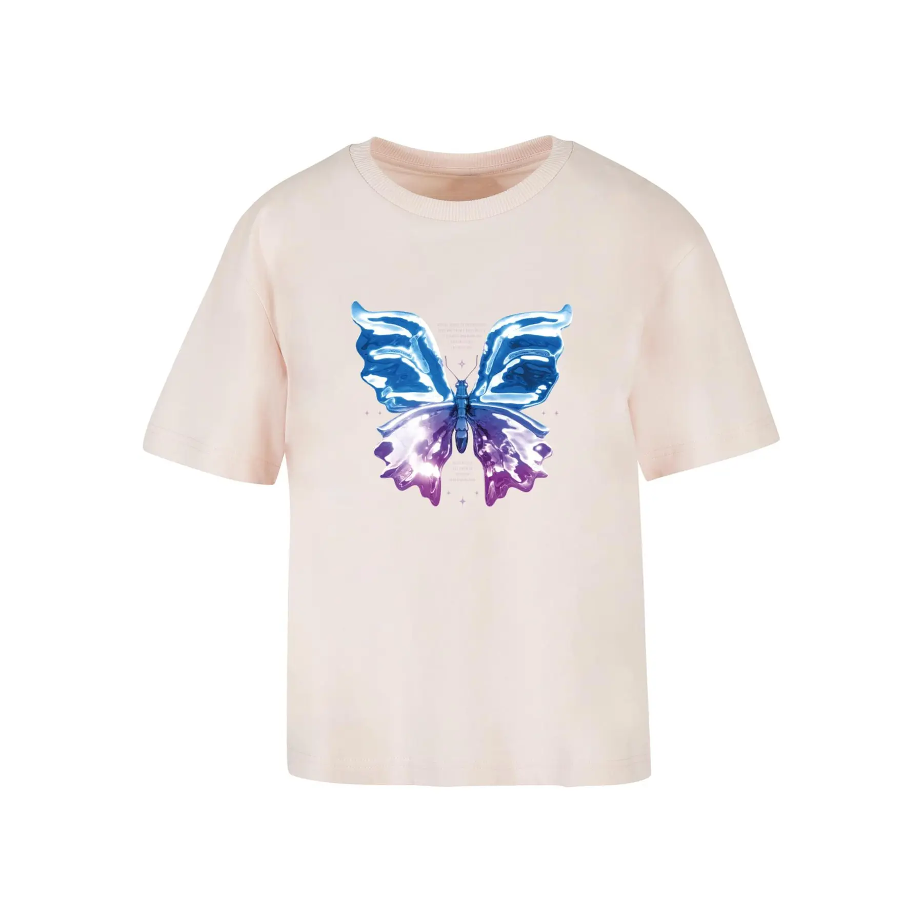 T-Shirt Miss Tee Chromed Butterfly