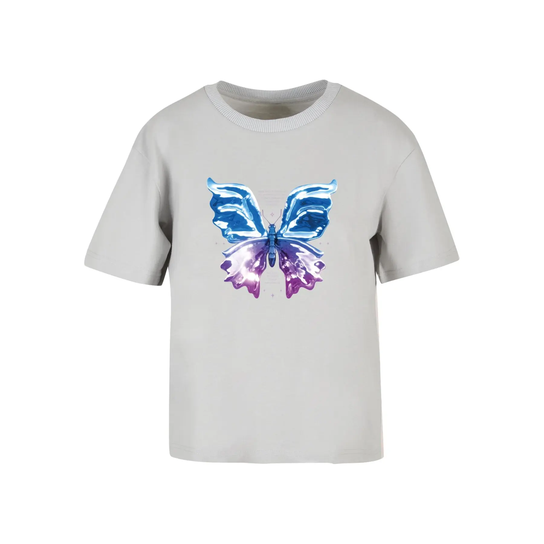 T-Shirt Miss Tee Chromed Butterfly
