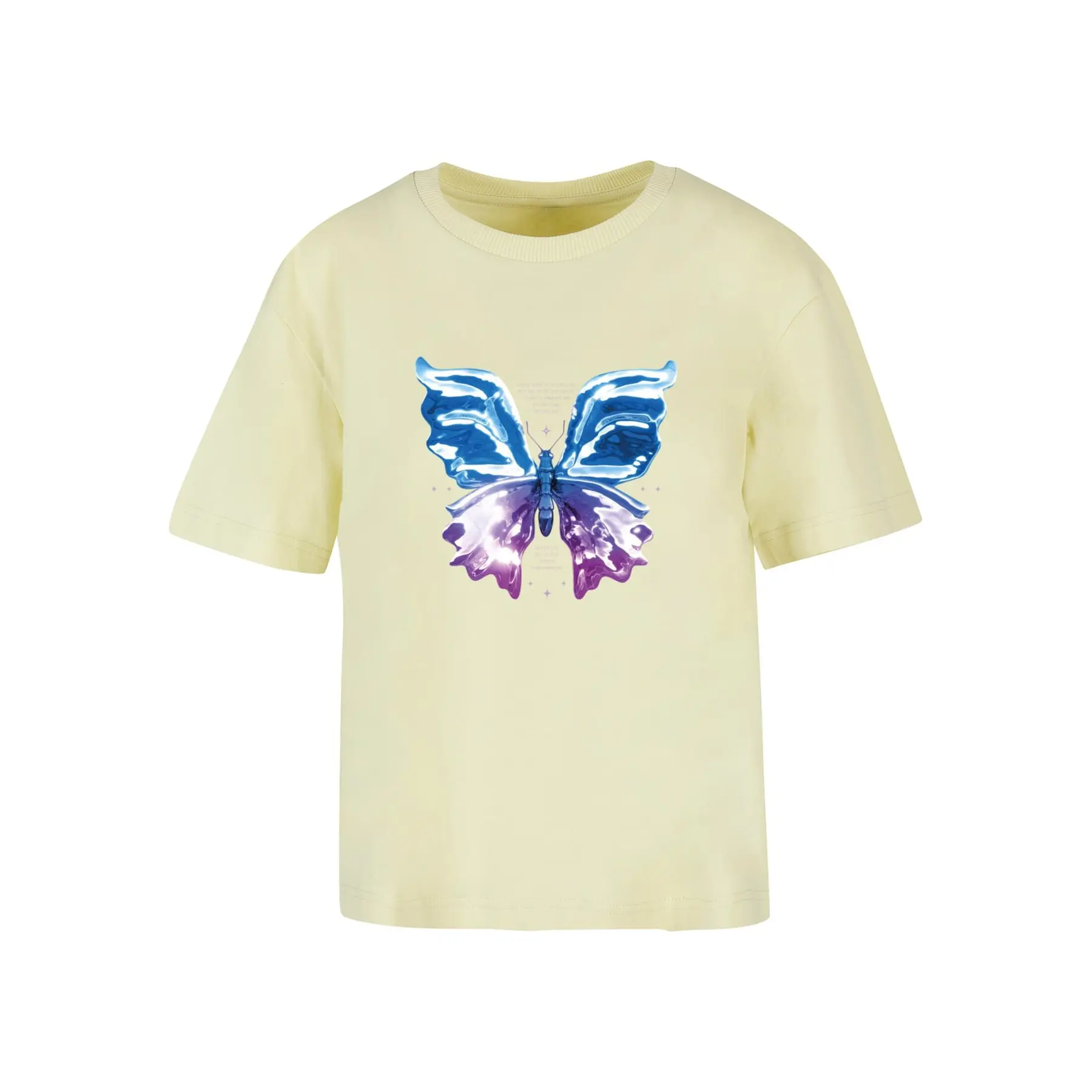 T-Shirt Miss Tee Chromed Butterfly