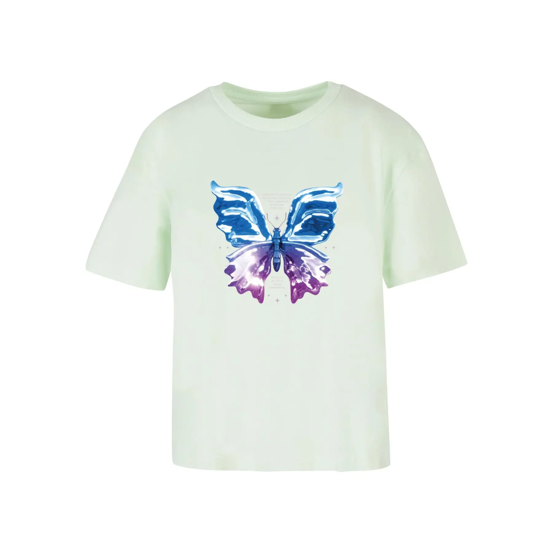 T-Shirt Miss Tee Chromed Butterfly